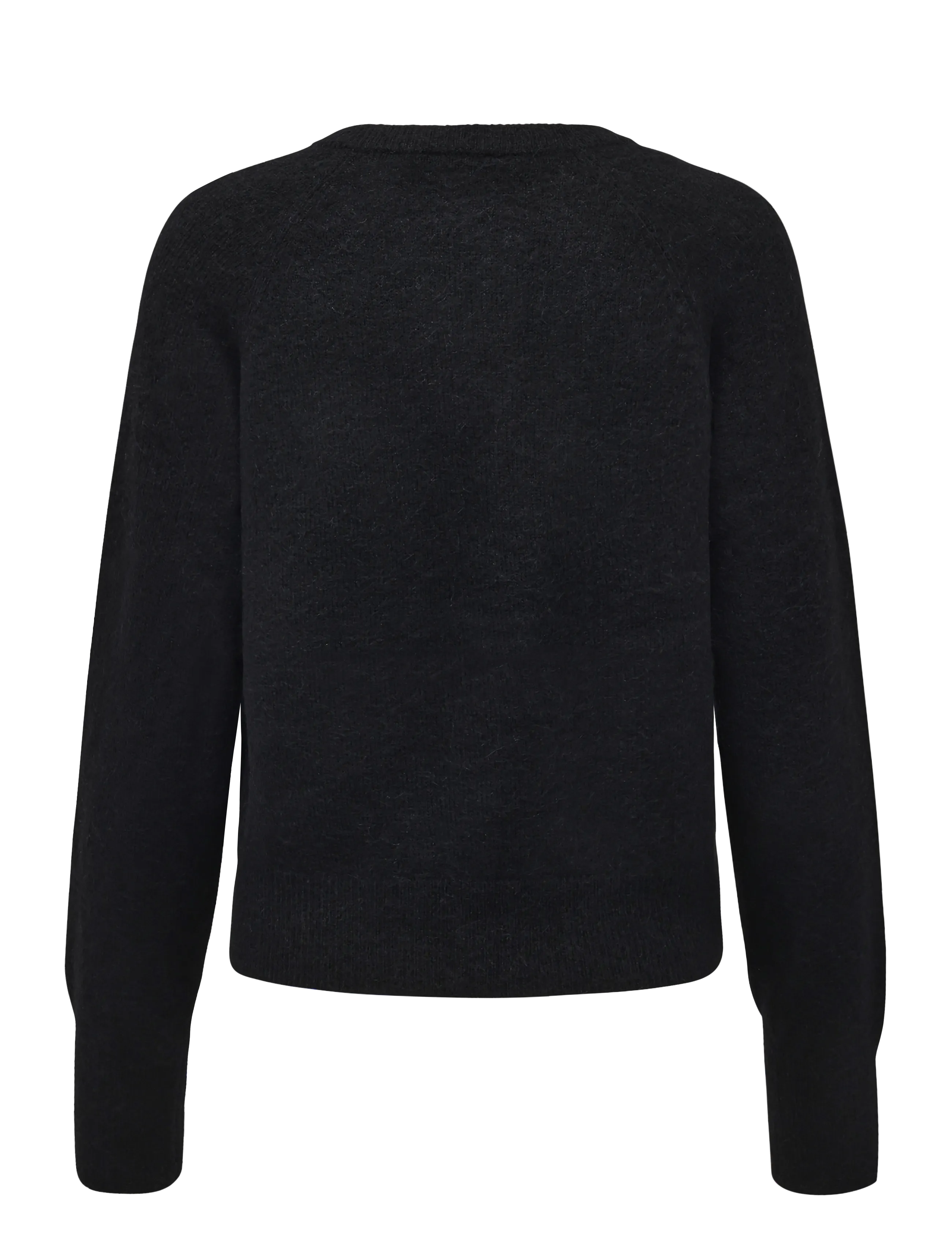 Lindex - Fine-knit cardigan in wool blend - cardigans - black - 2