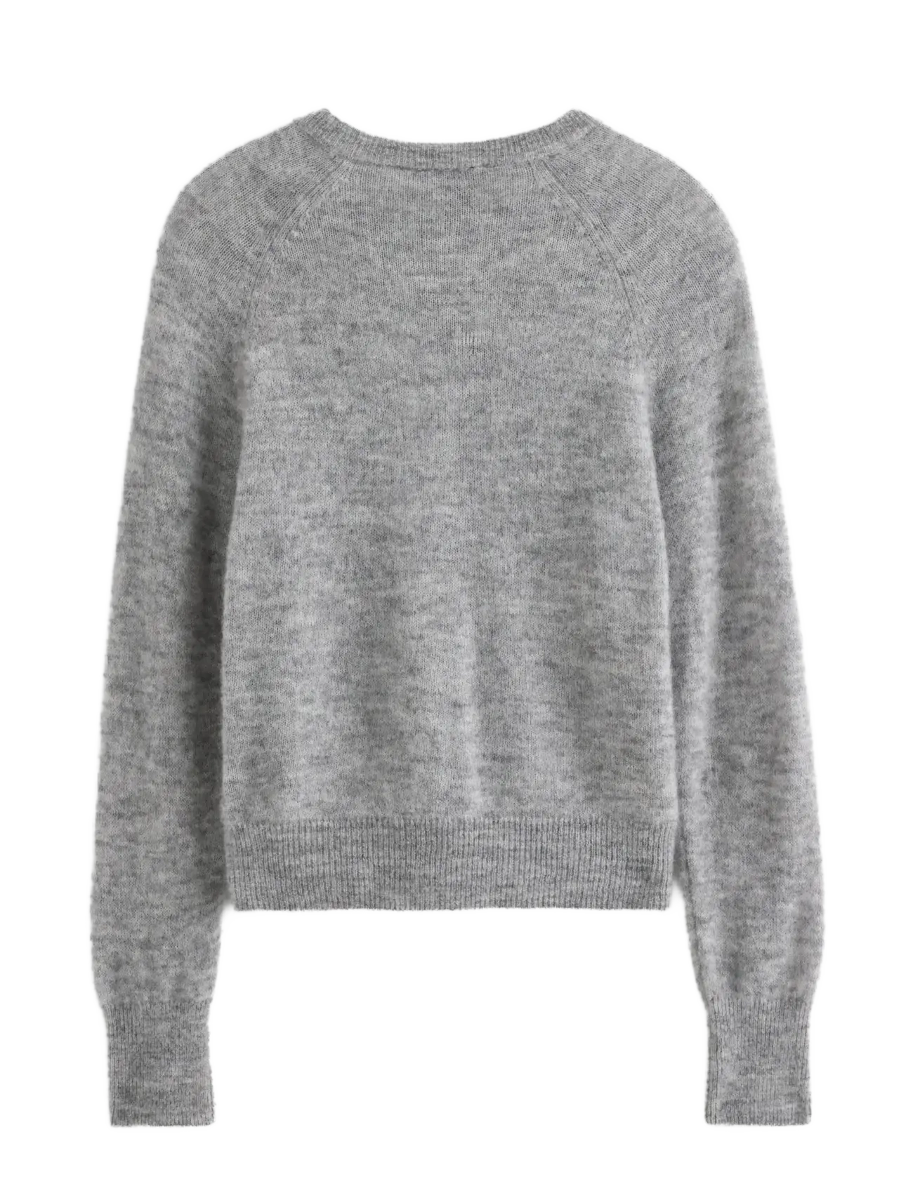 Lindex - Fine-knit cardigan in wool blend - strickjacken - grey melange - 2