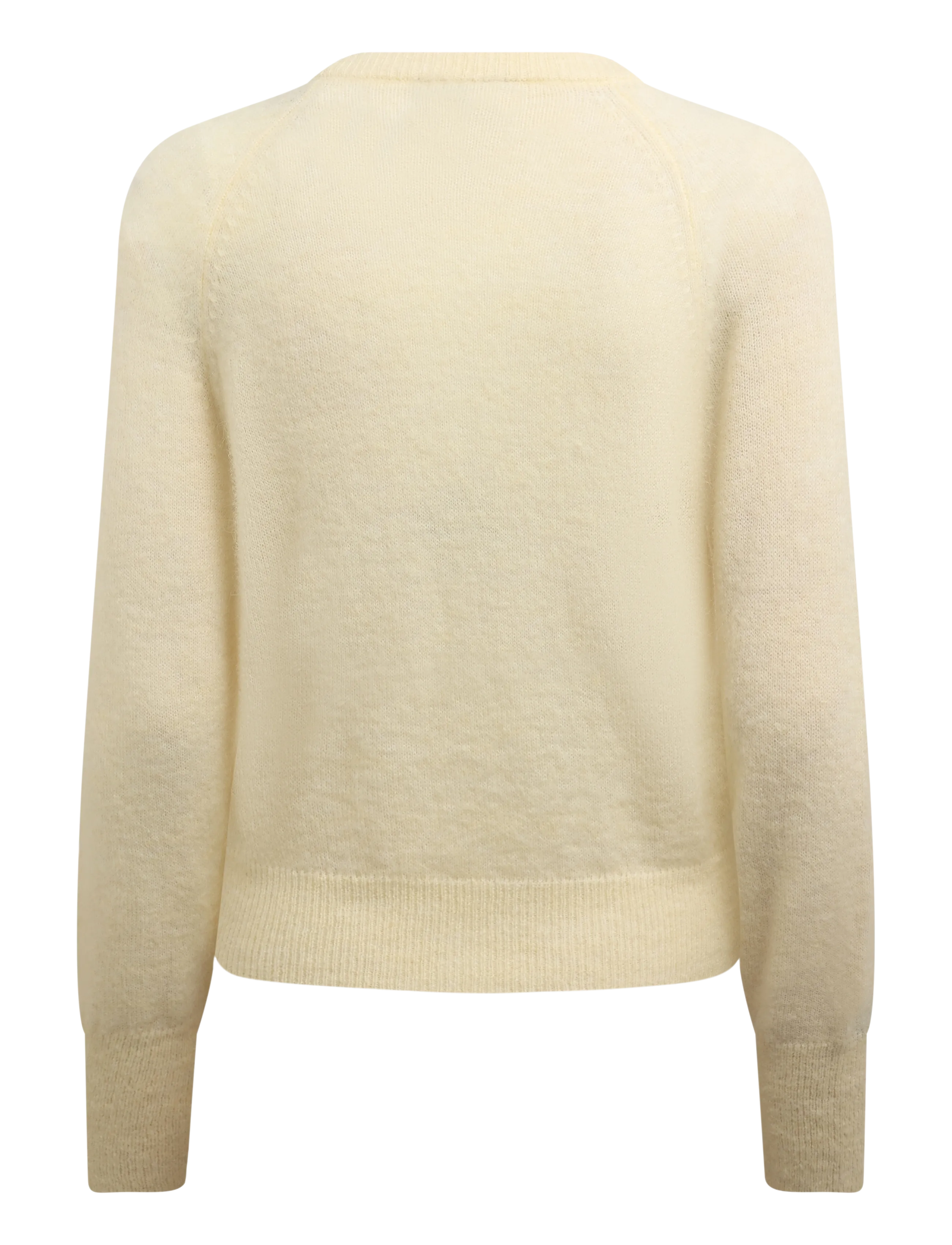 Lindex - Fine-knit cardigan in wool blend - cardigans - light yellow - 2