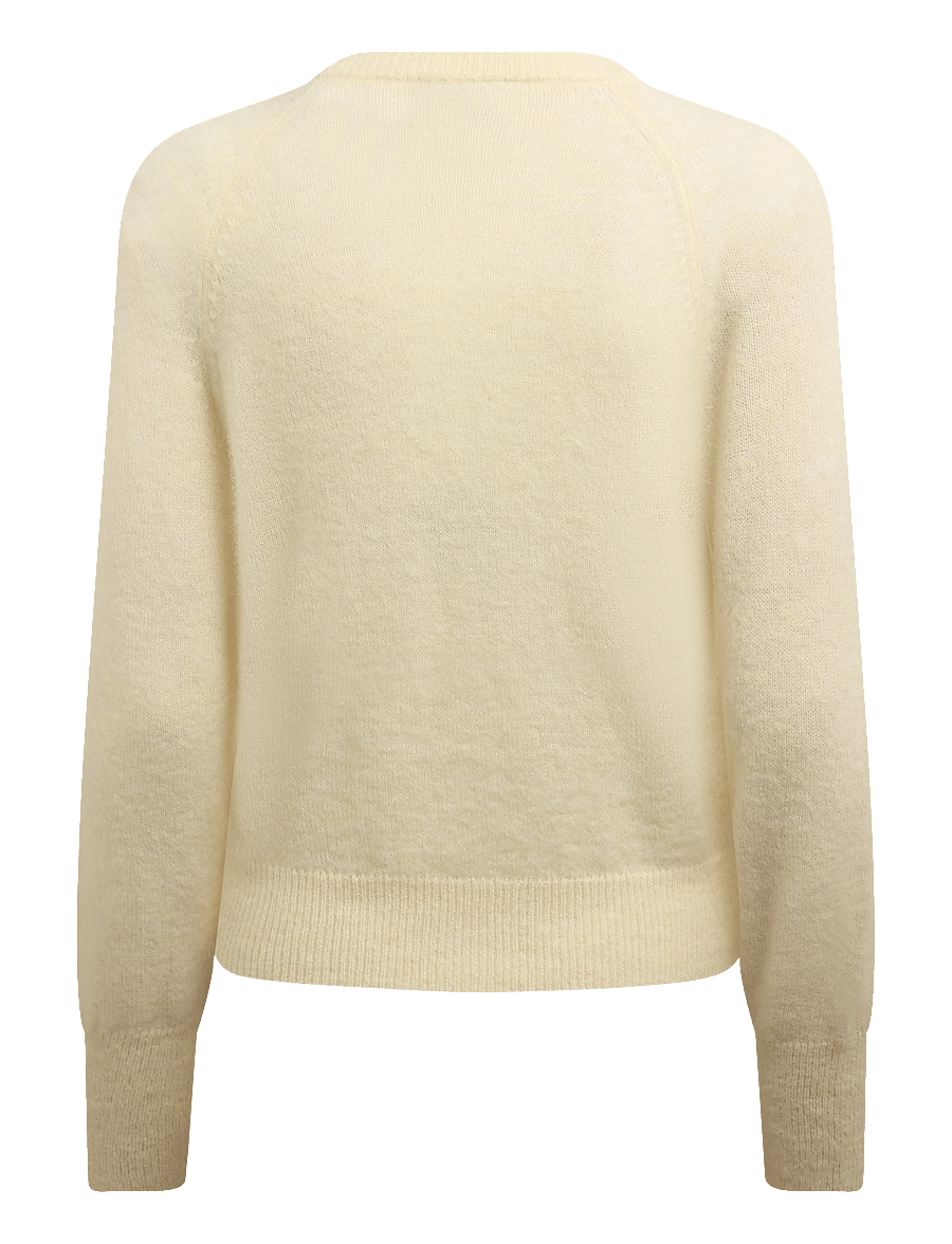 Lindex - Fine-knit cardigan in wool blend - cardigans - light yellow - 2