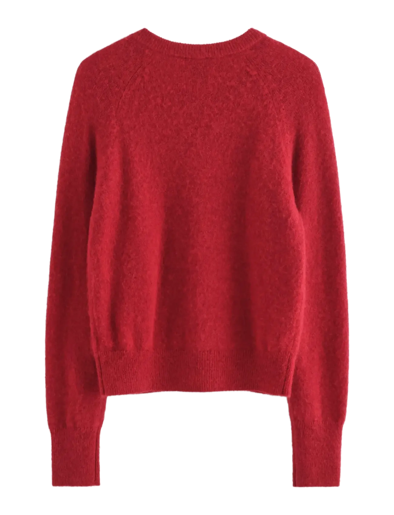 Lindex - Fine-knit cardigan in wool blend - cardigans - red - 2