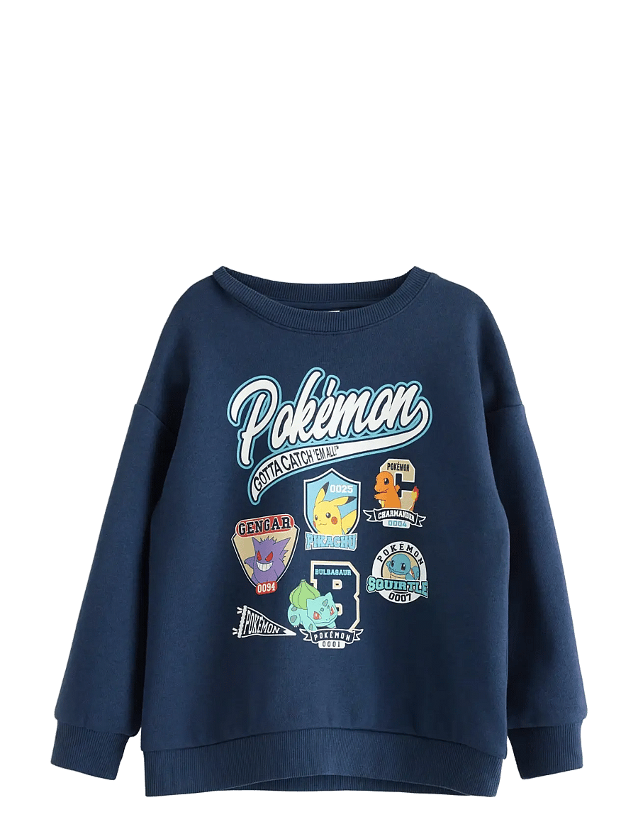 Lindex - Pokémon sweatshirt with brushed inside - dark blue - 1