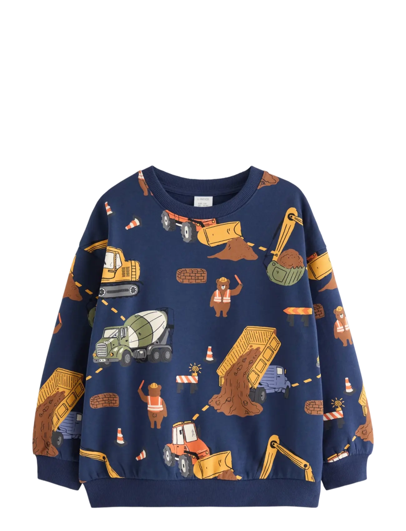 Lindex Sweatshirt with brushed inside - Apģērbs - DARK BLUE / navy