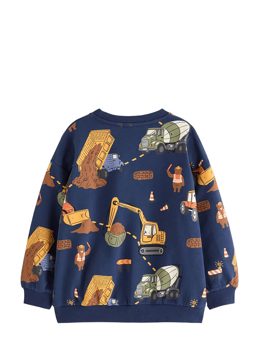 Lindex - Sweatshirt with brushed inside - sweatshirts - dark blue - 2