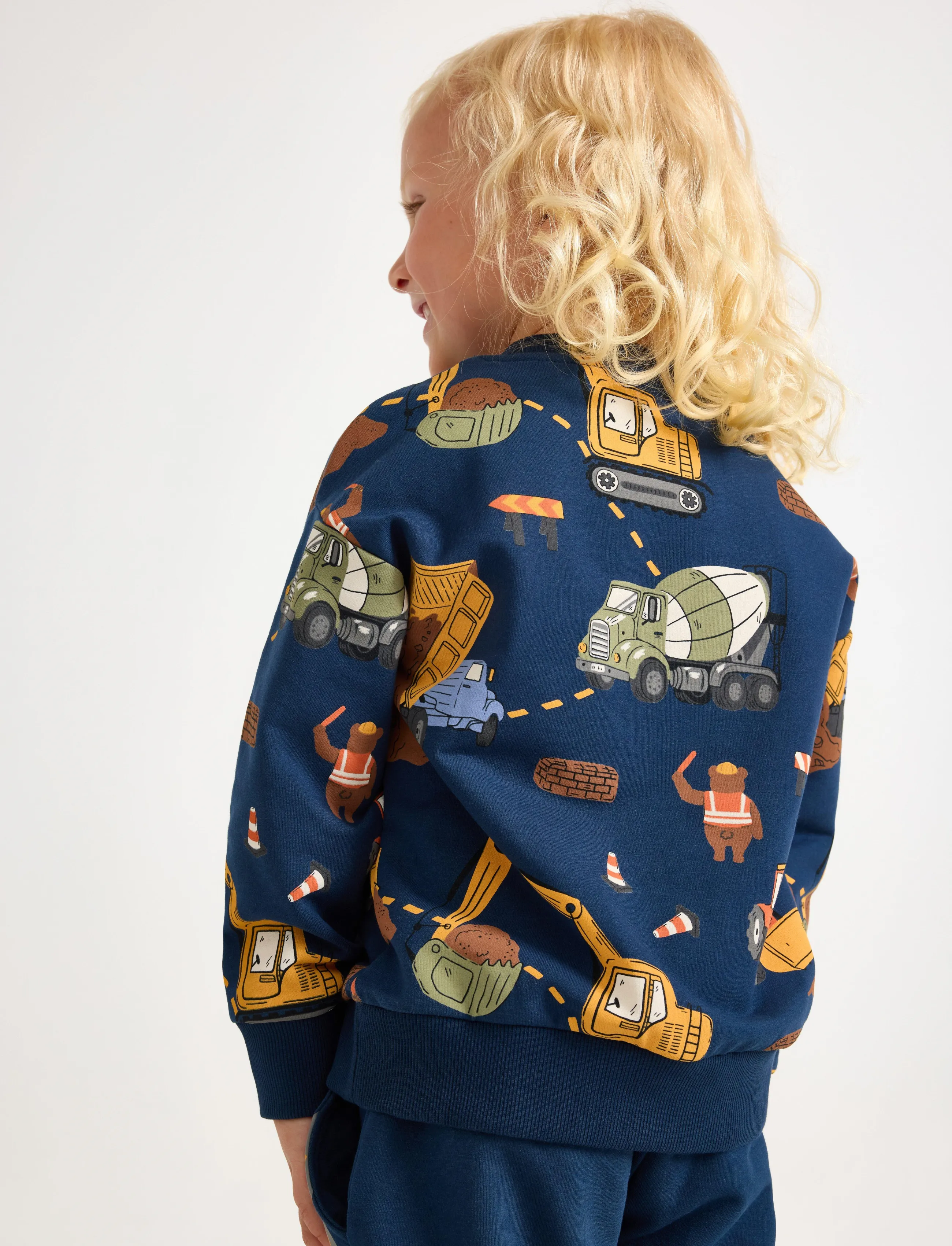Lindex - Sweatshirt with brushed inside - dark blue - 3