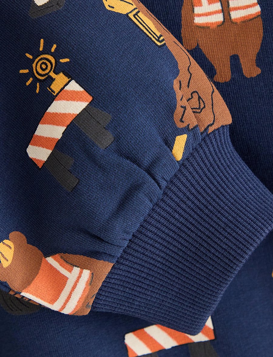 Lindex - Sweatshirt with brushed inside - sweatshirts - dark blue - 5