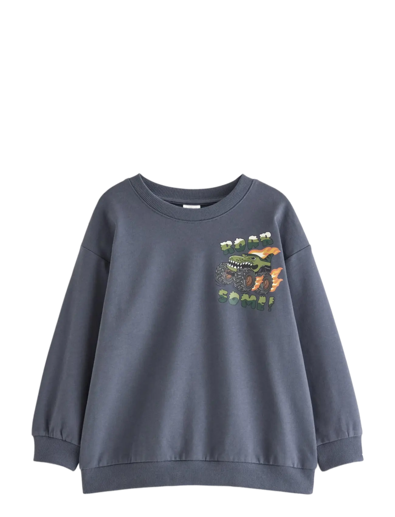 Lindex Sweatshirt with brushed inside - Oberteile - DARK GREY / grey