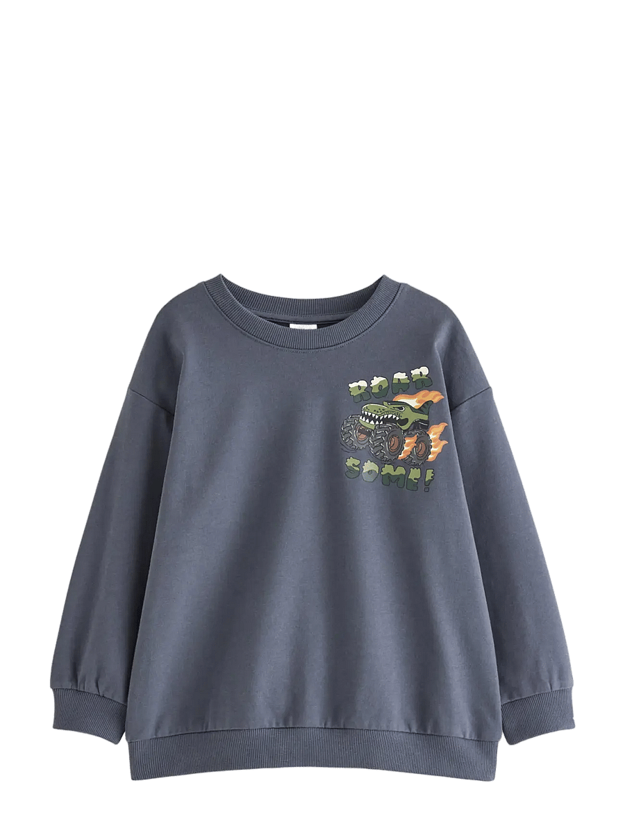Lindex - Sweatshirt with brushed inside - sweatshirts - dark grey - 0