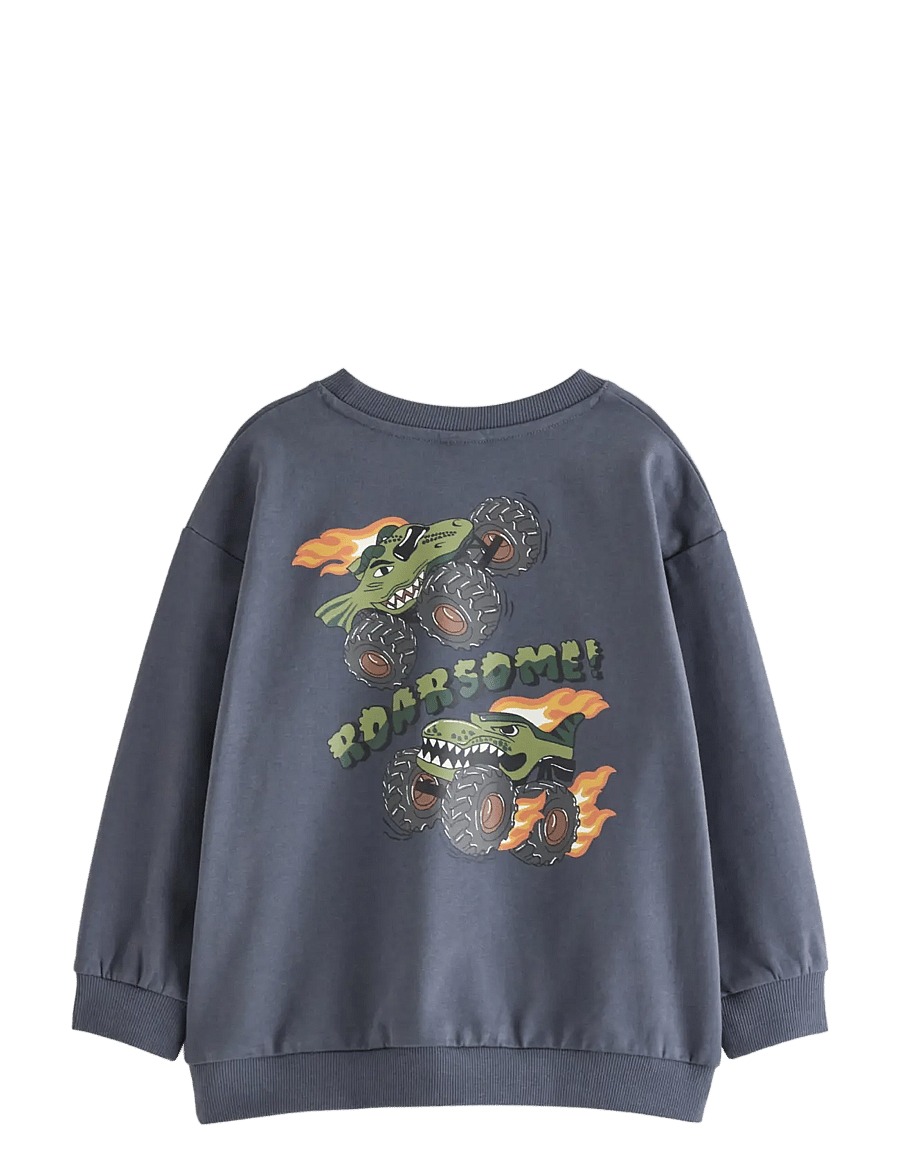 Lindex - Sweatshirt with brushed inside - sweatshirts - dark grey - 1