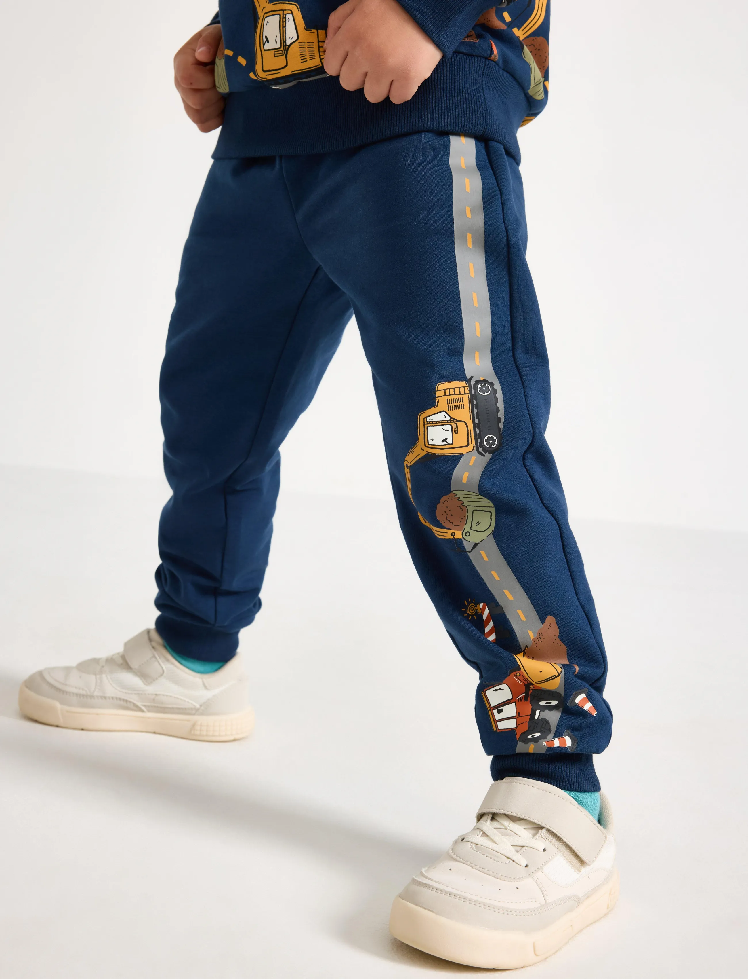 Lindex - Joggers with brushed inside - joggingbroek - dark blue - 4