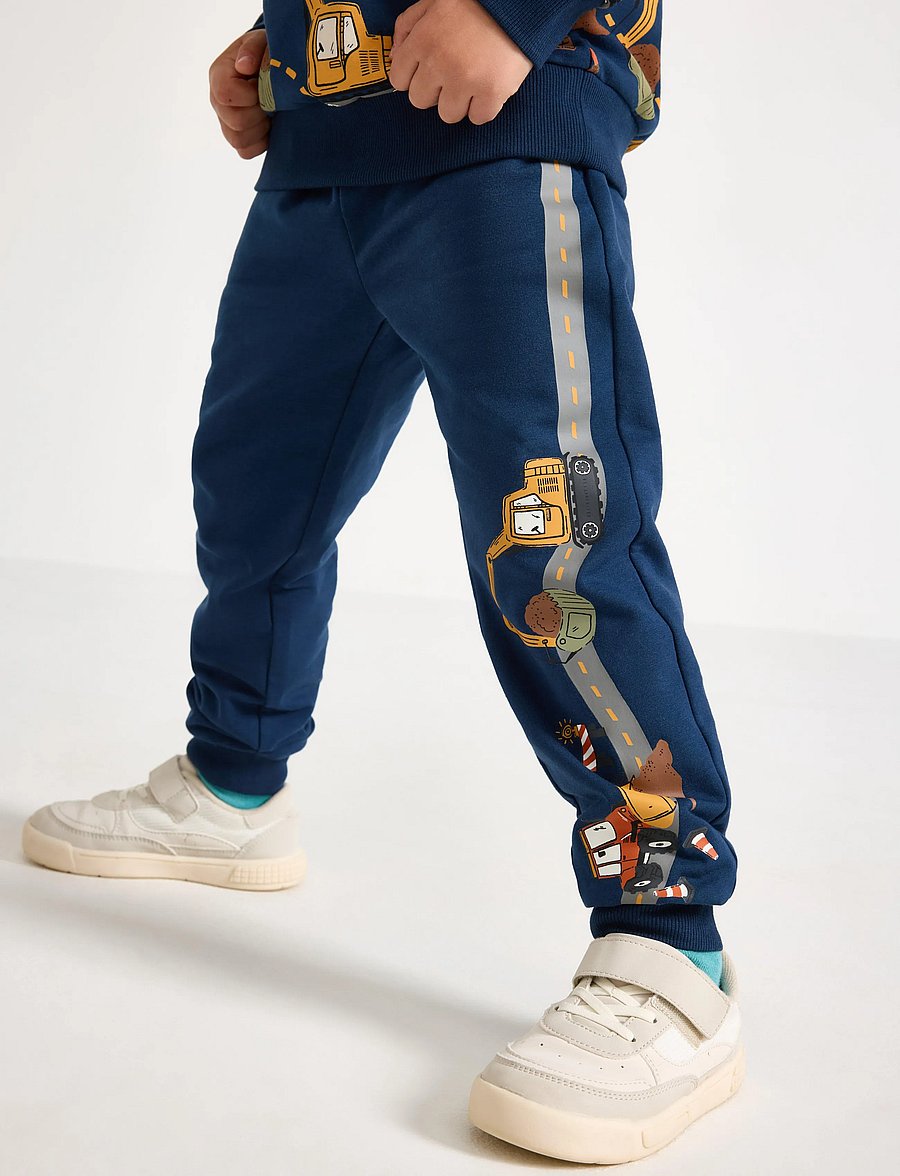 Lindex - Joggers with brushed inside - joggingbroek - dark blue - 4