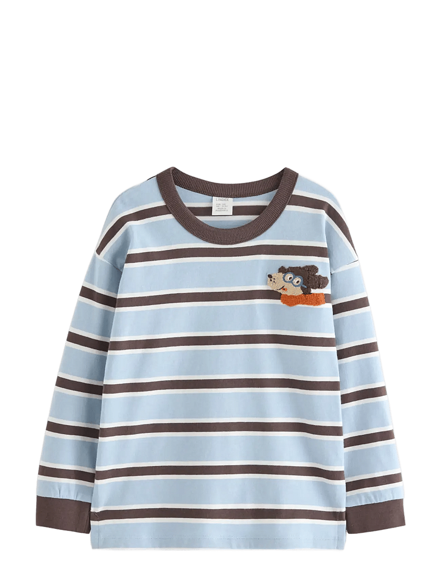 Lindex - Long sleeved top - pikkade varrukatega t-särgid - light dusty blue - 1