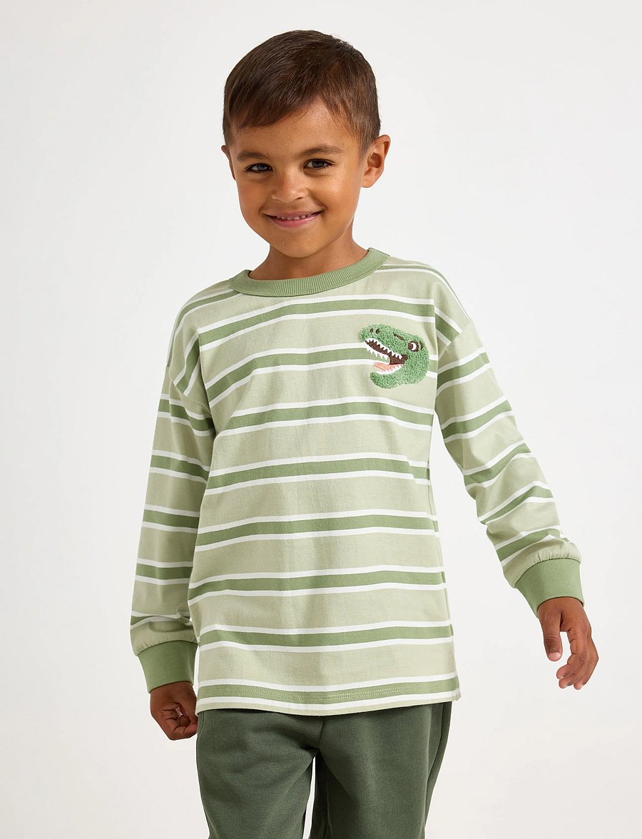Lindex - Long sleeved top - pikkade varrukatega t-särgid - light khaki - 0