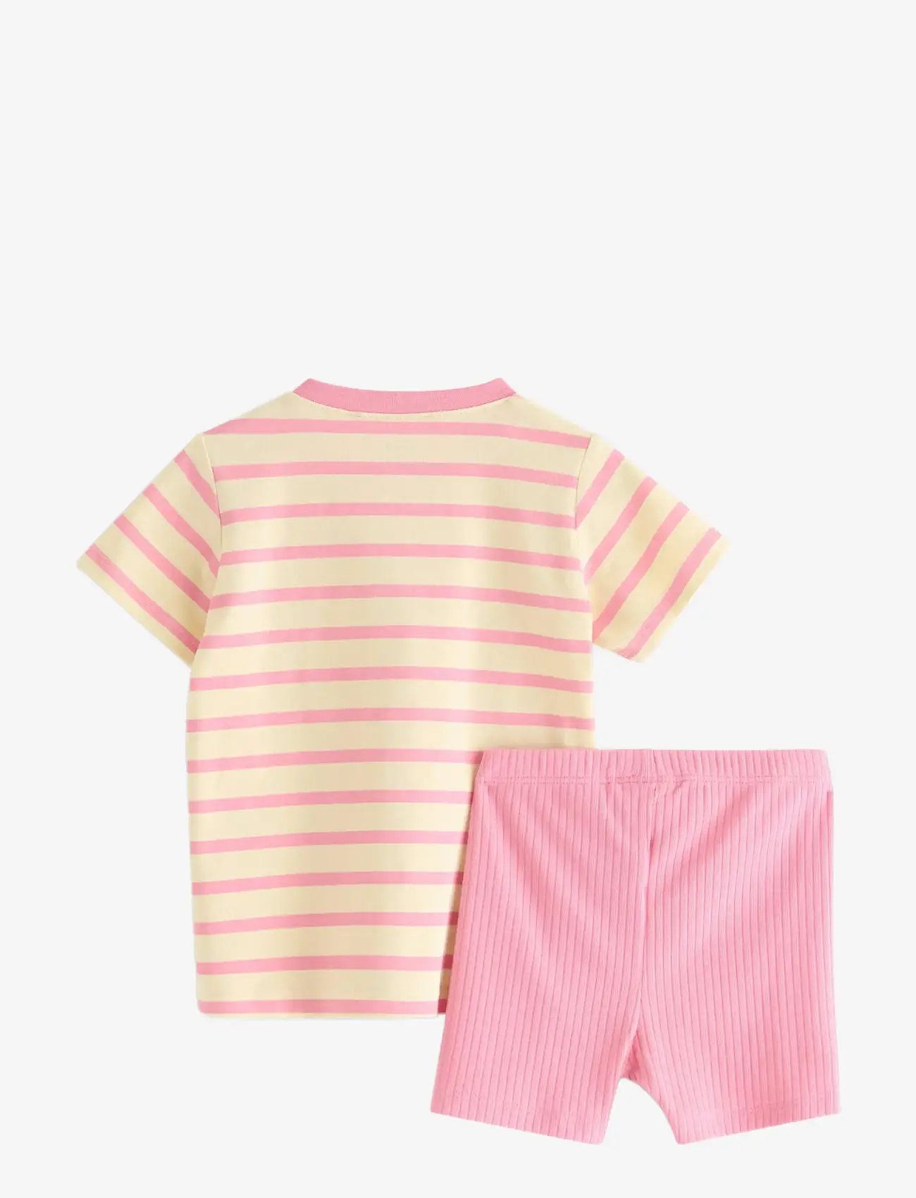 Lindex - Set with top and cycling shorts - komplektai su marškinėliais trumpomis rankovėmis - pink - 1