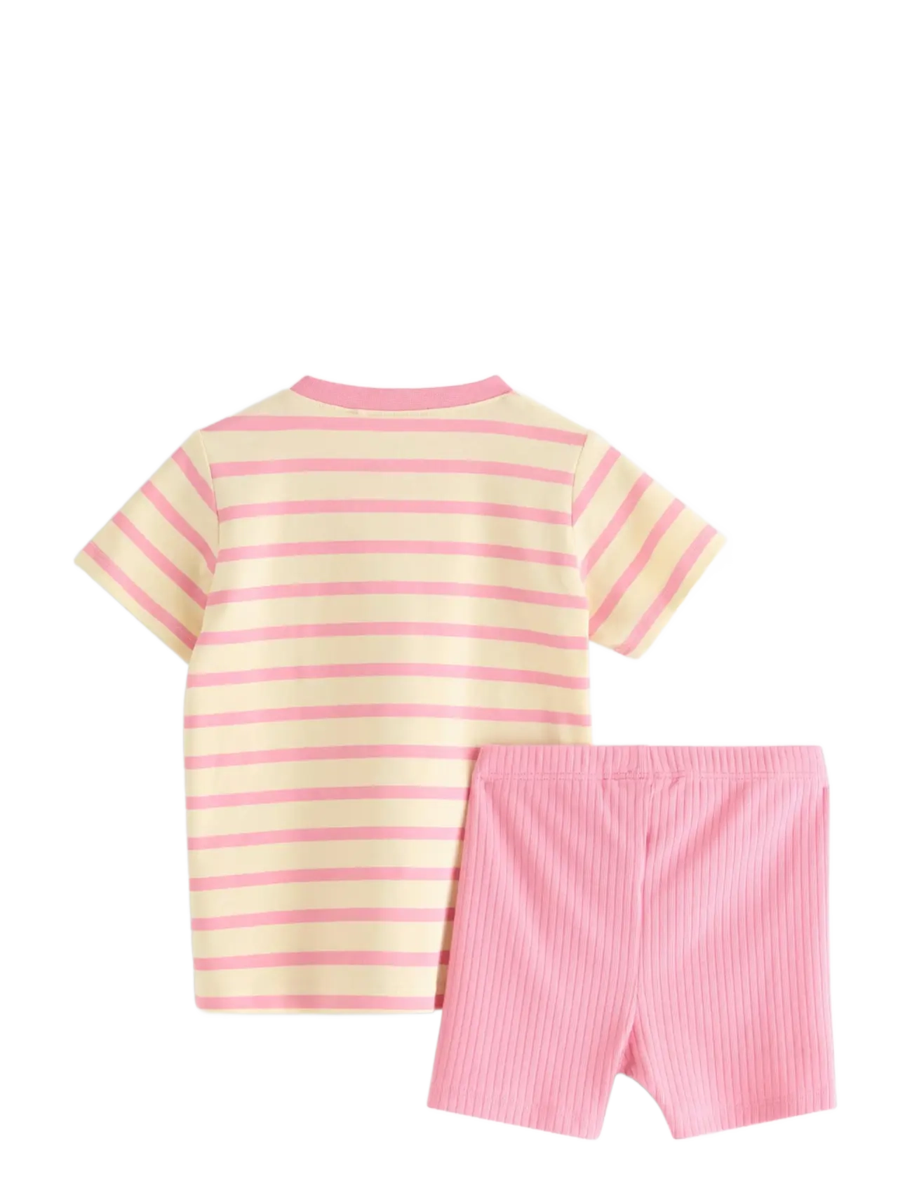 Lindex - Set with top and cycling shorts - sets with short-sleeved t-shirt - pink - 1