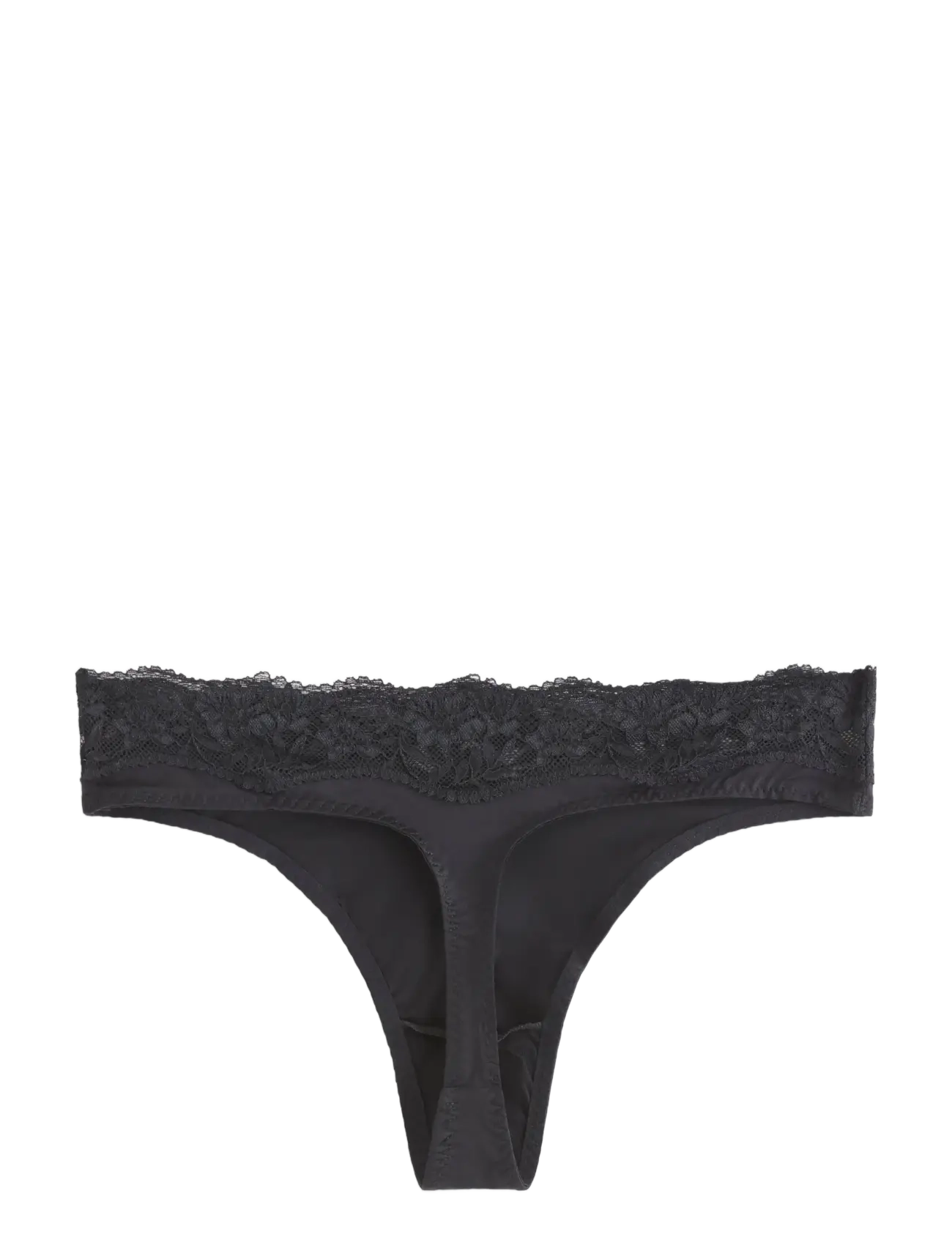 Lindex - Thong with regular waist - black - 2