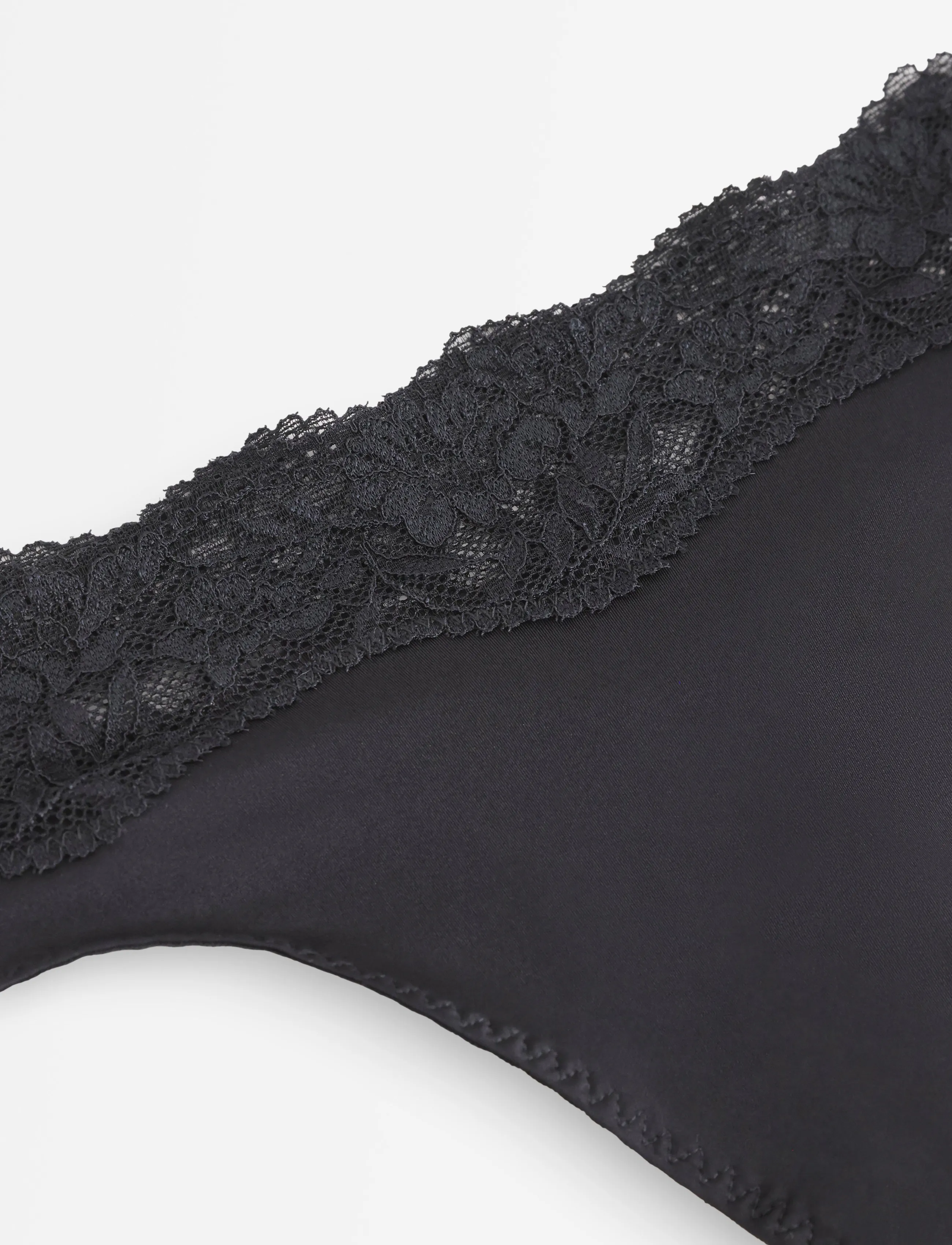 Lindex - Thong with regular waist - black - 5