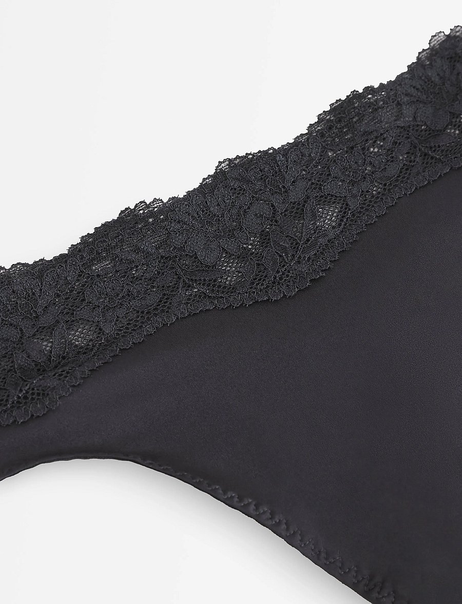 Lindex - Thong with regular waist - stringtrosor - black - 5