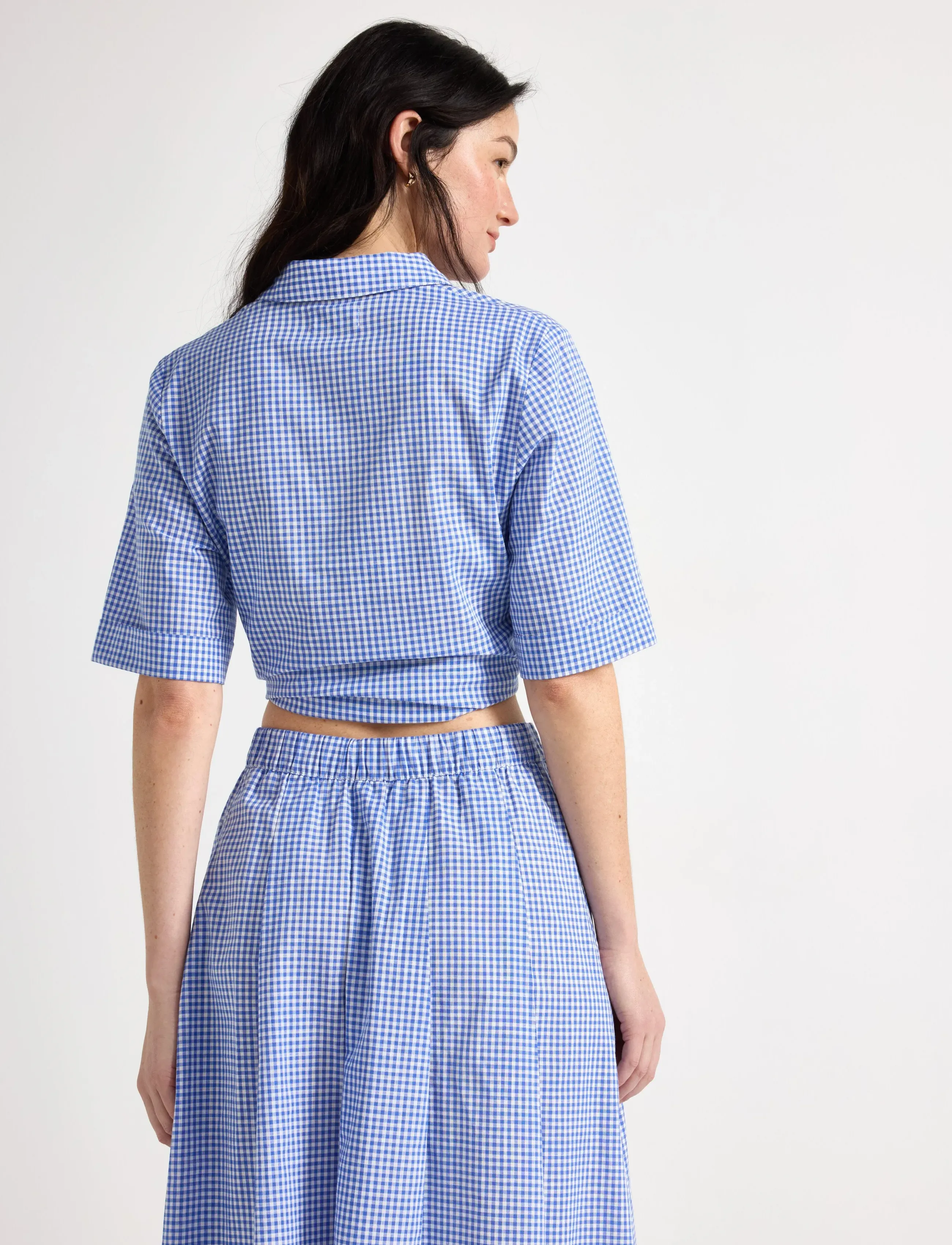 Lindex - Short-sleeved shirt - kortærmede skjorter - strong blue - 3