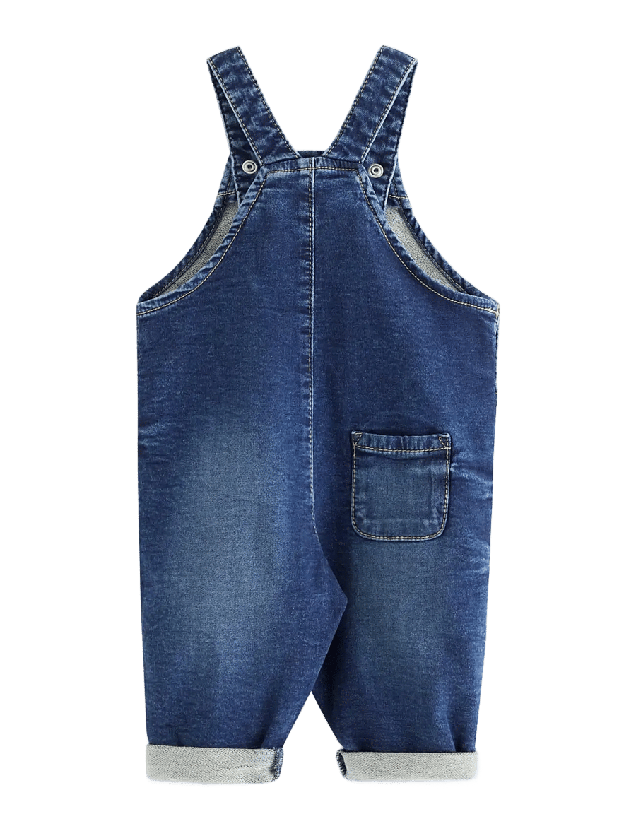 Lindex - Dungarees in denim - denim blue - 1