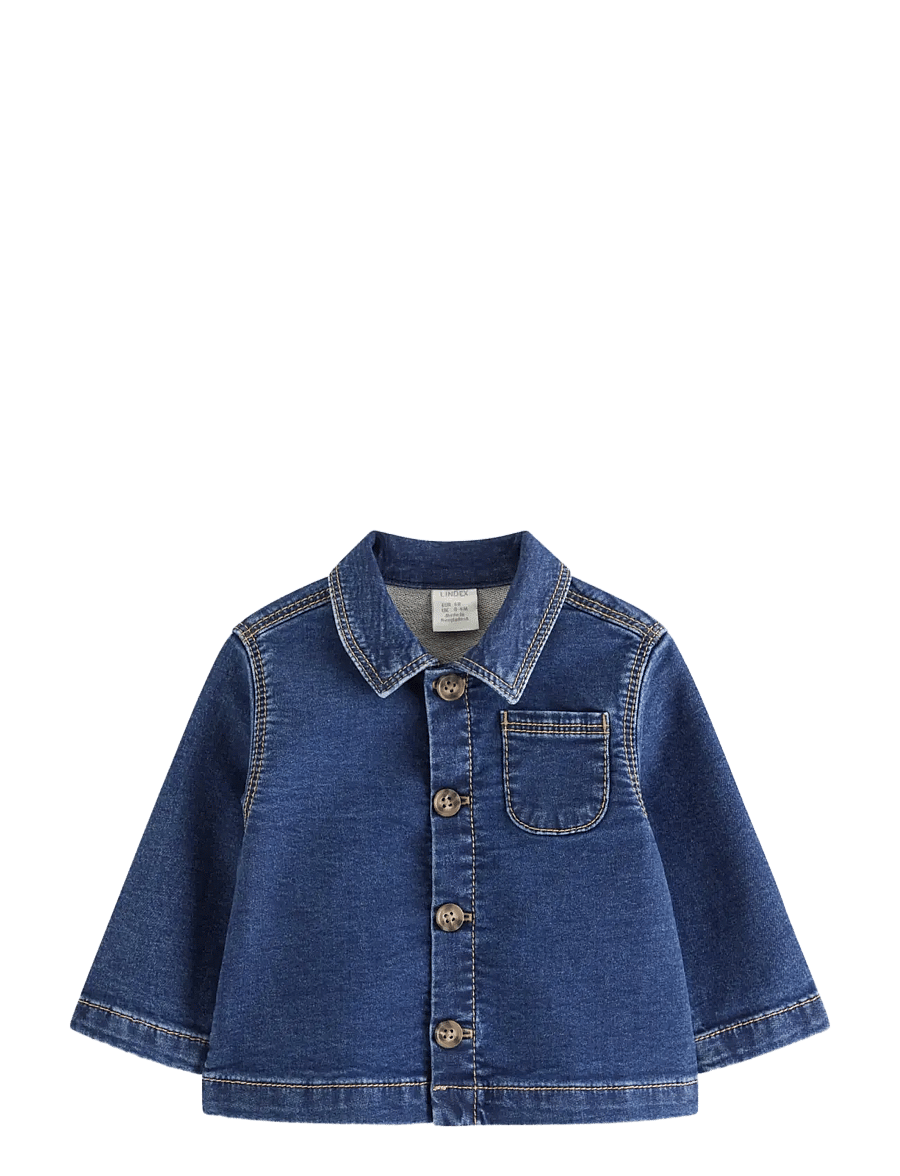 Lindex - Denim jacket - denim blue - 0