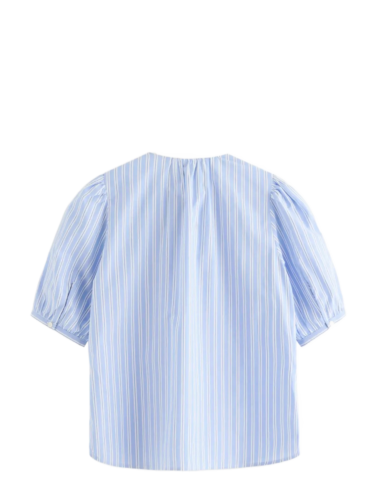 Lindex - Blouse with puff sleeves - light dusty blue - 2
