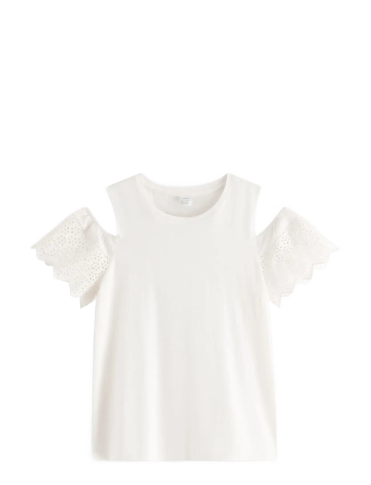 Lindex Cold shoulder top - Lapsed 98–134 - OFF WHITE / cream