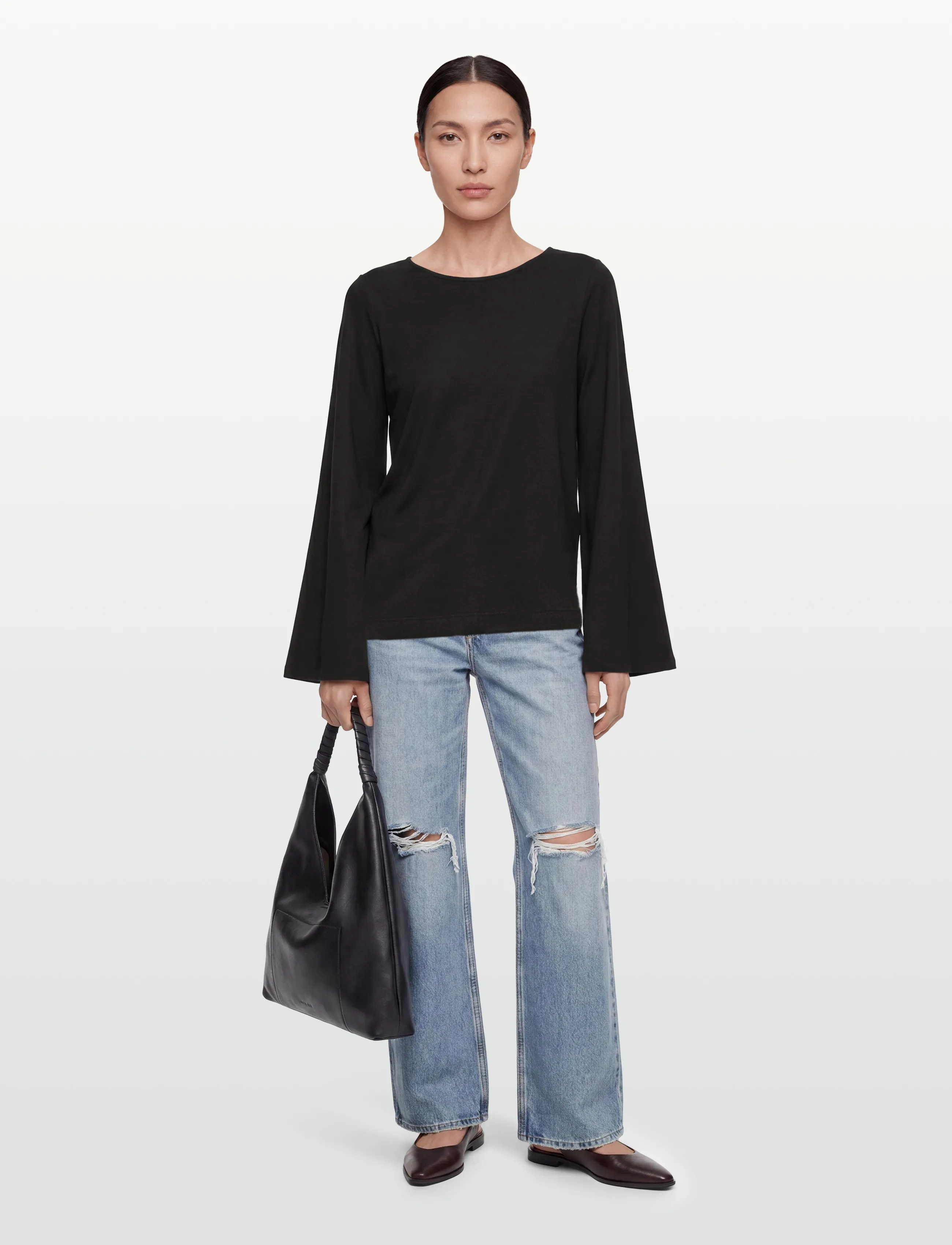 Lindex Top Tully - T-shirts & Toppe - BLACK / black