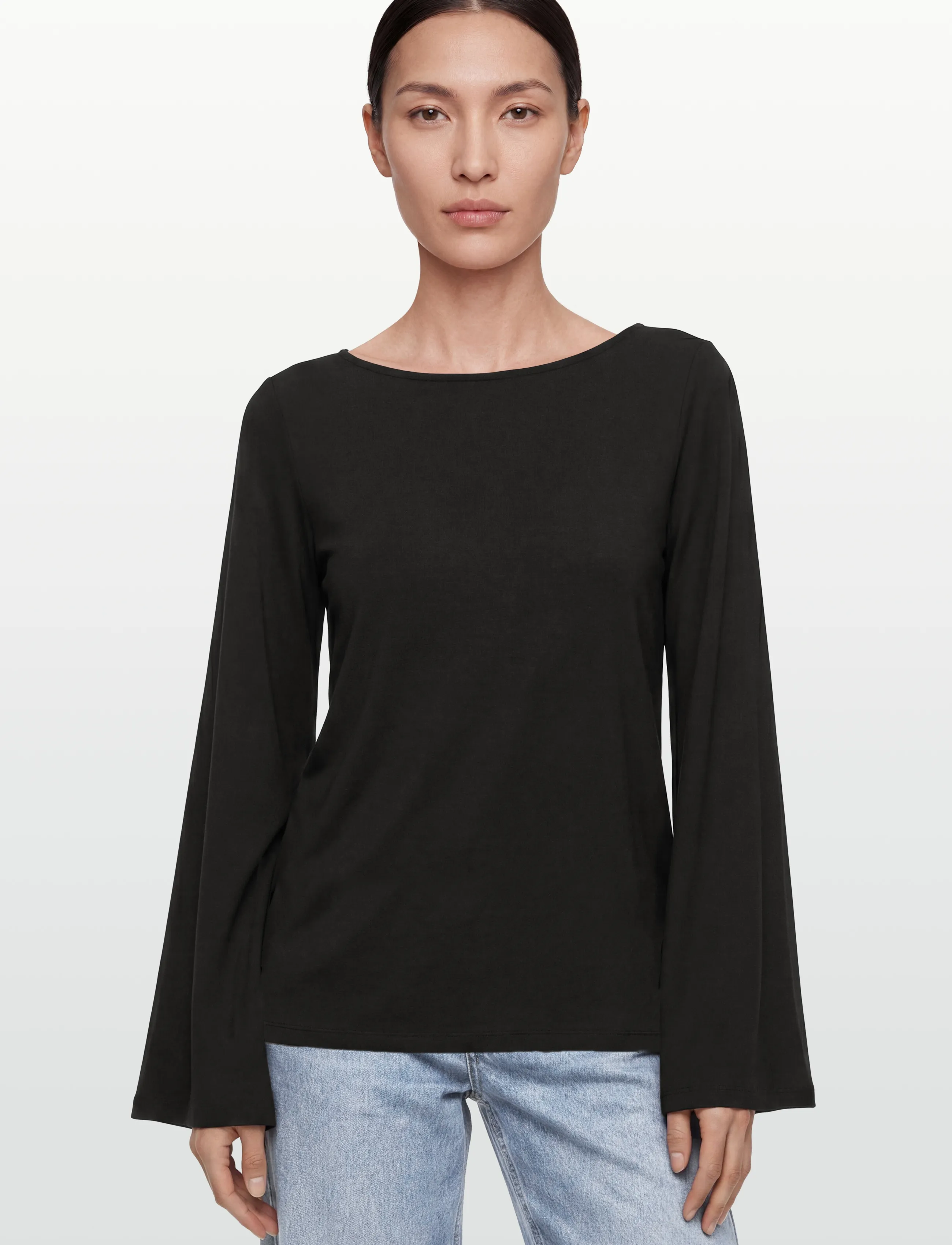 Lindex - Top Tully - långärmade toppar - black - 3