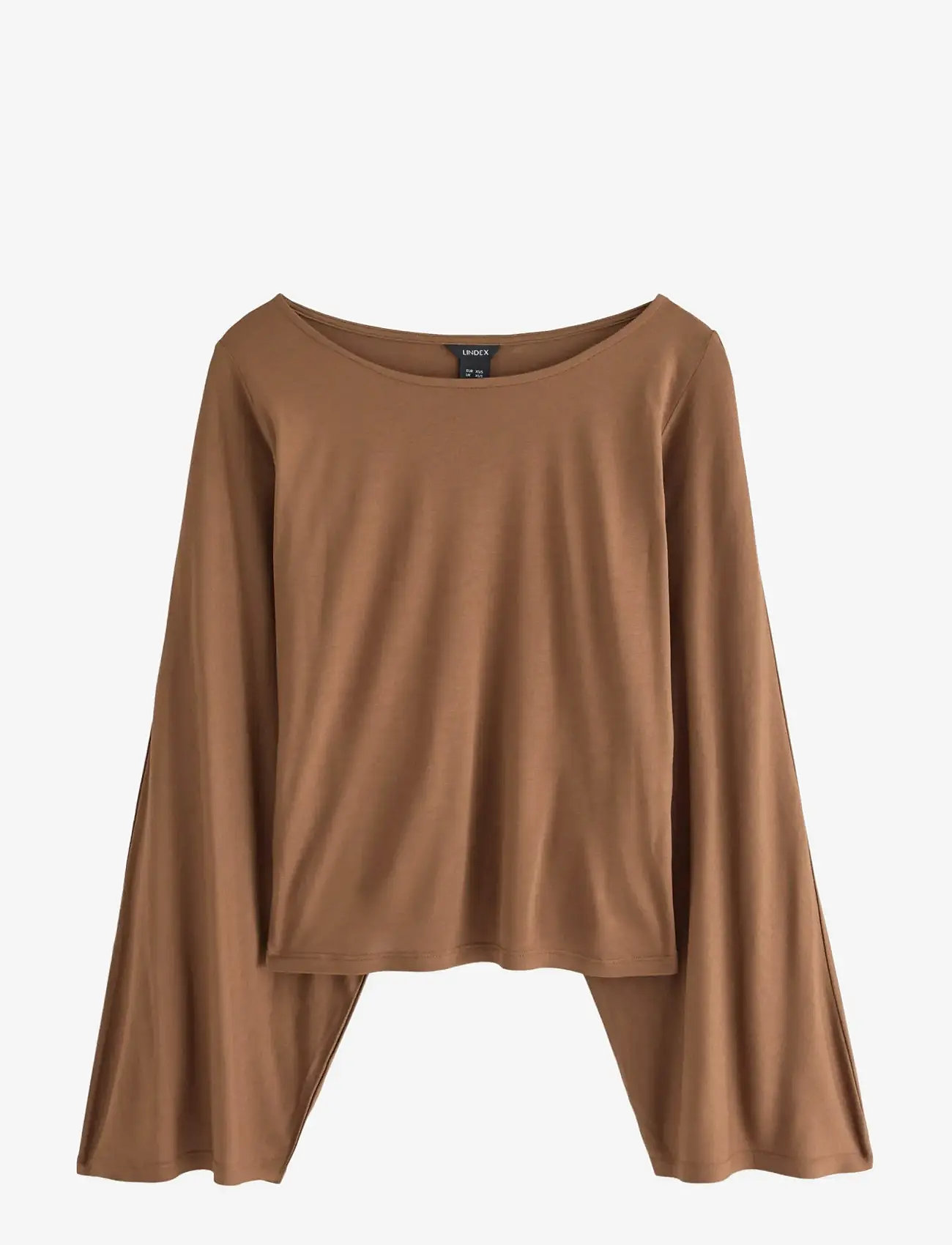 Lindex - Top Tully - langärmlige tops - brown - 0