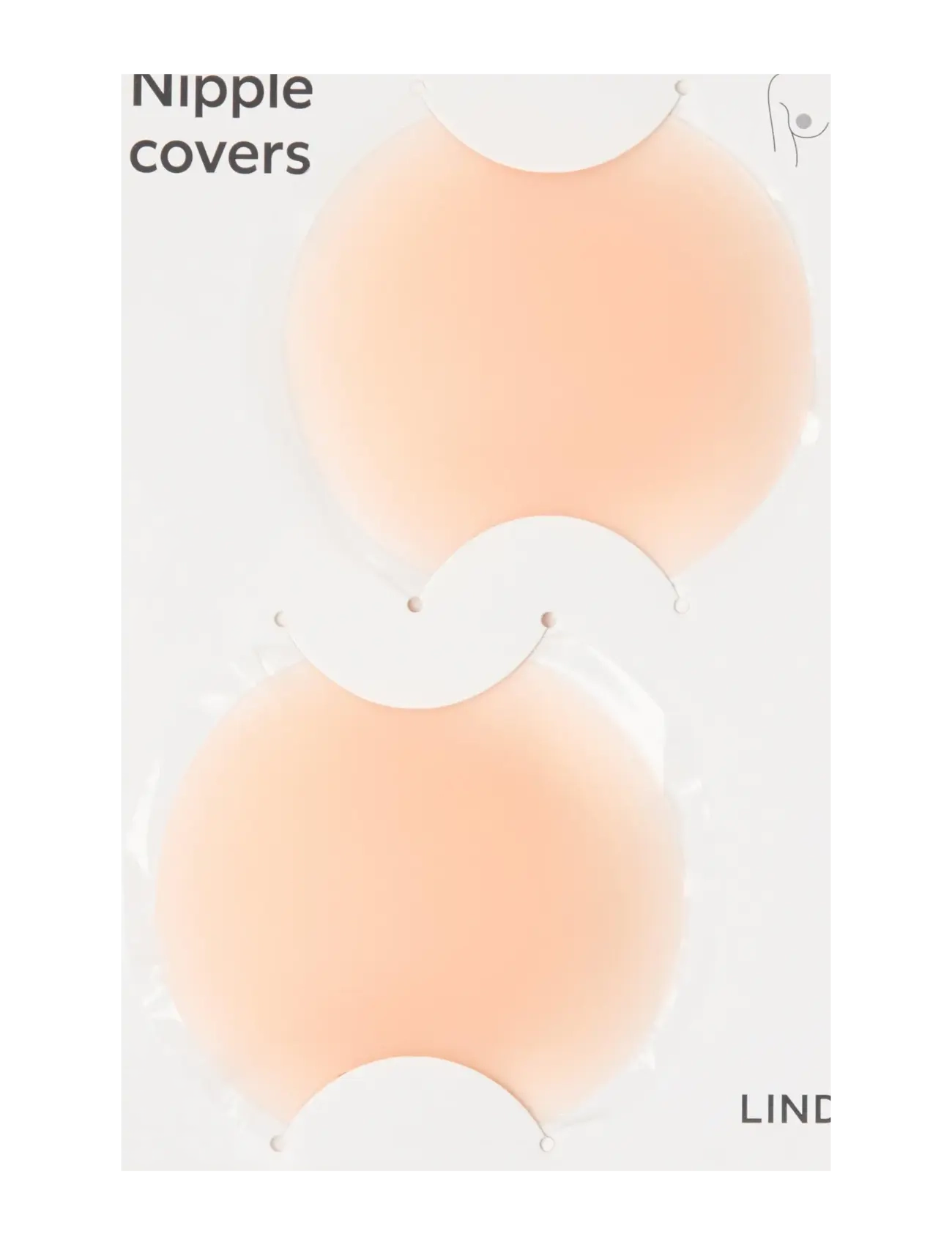 Lindex Silicone Nipple Covers, Kvinder, Silikone Nipple Covers, Beige, Str: ONE SIZE