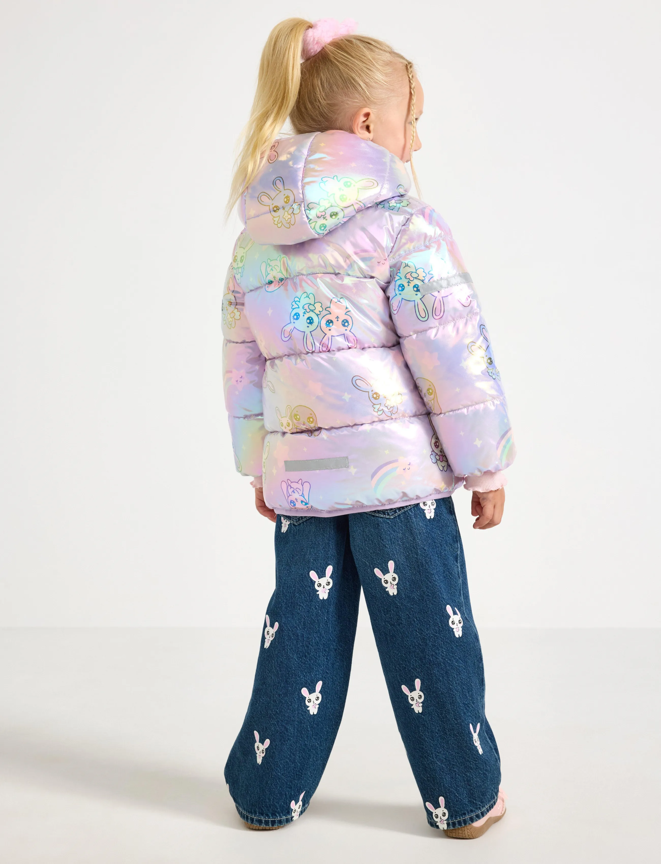 Lindex - Puffer jacket with detachable hood - winter jackets - light lilac - 3