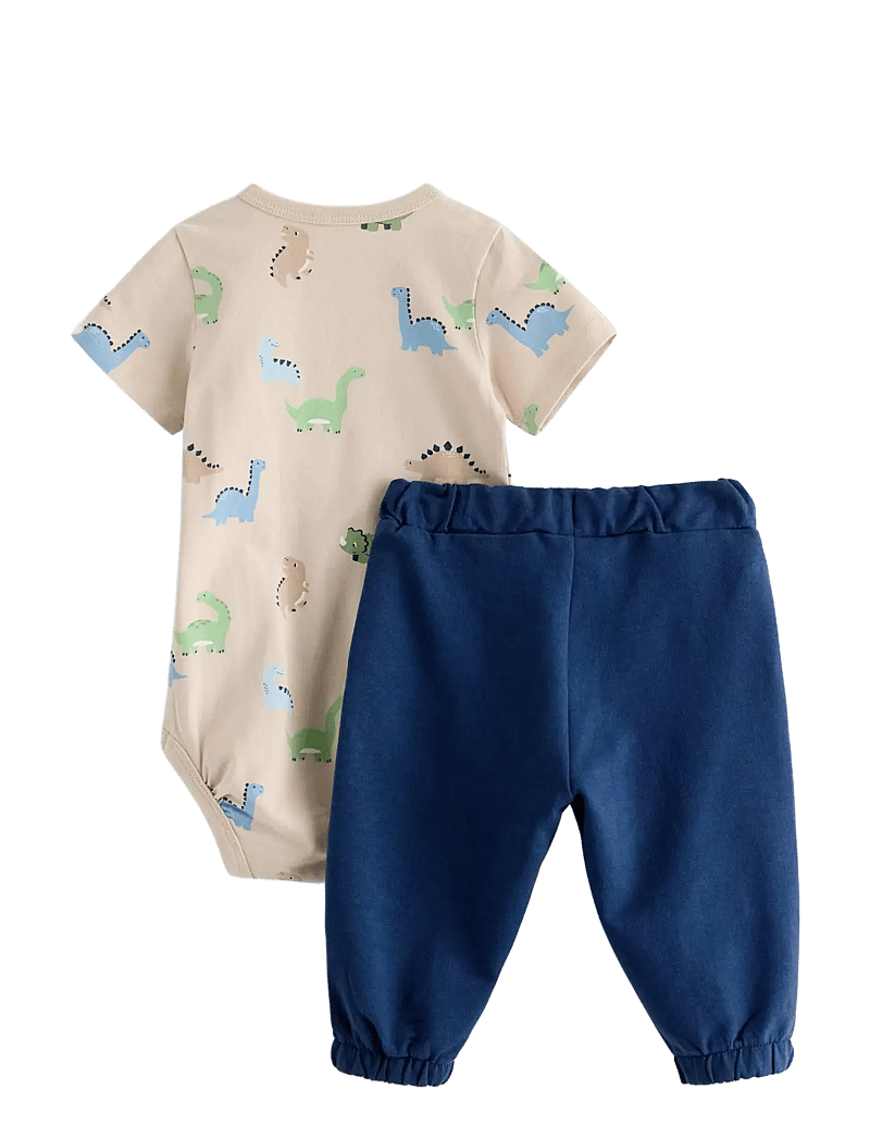 Lindex - Set with bodysuit and joggers - sets mit body - light beige - 1