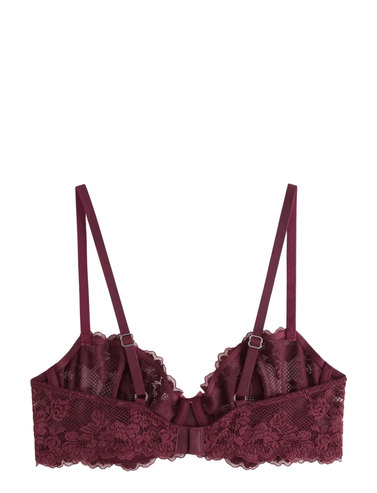 Lindex - ella m – Senna unpadded bra - dark dusty red - 2