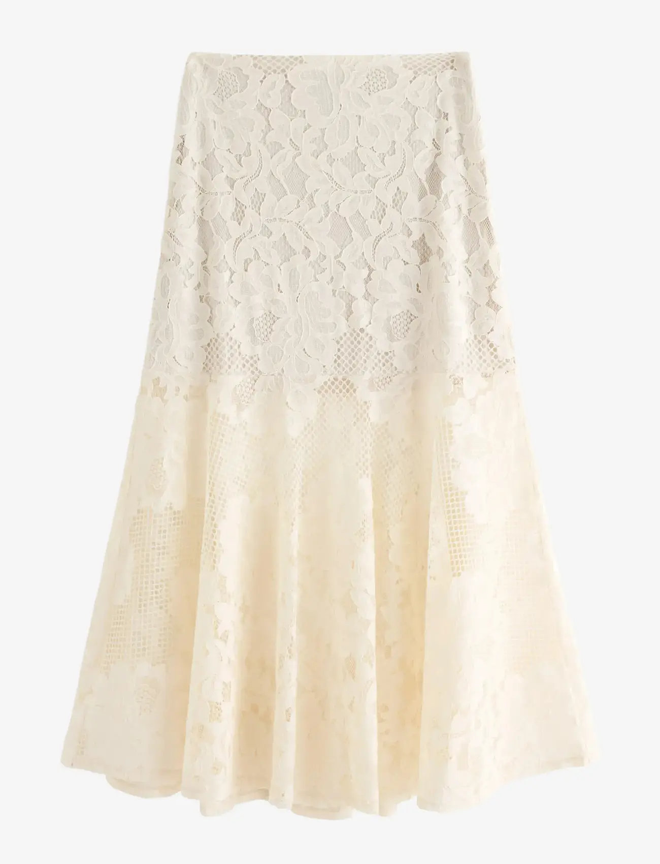Lindex - Maxi skirt in lace - maxi nederdele - light beige - 1