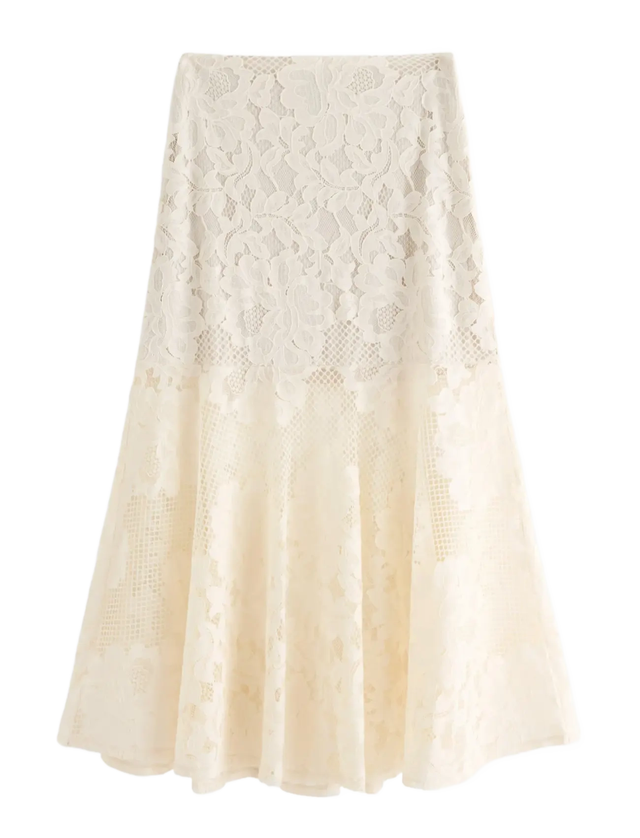 Lindex Maxi skirt in lace - Vêtements - LIGHT BEIGE / beige