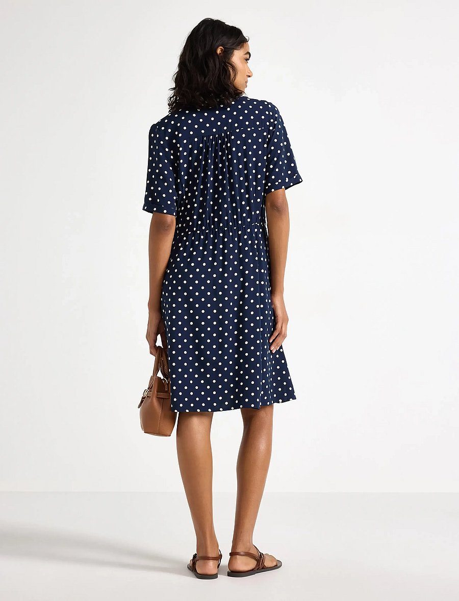 Lindex - Woven mini dress - skjortklänningar - navy - 3