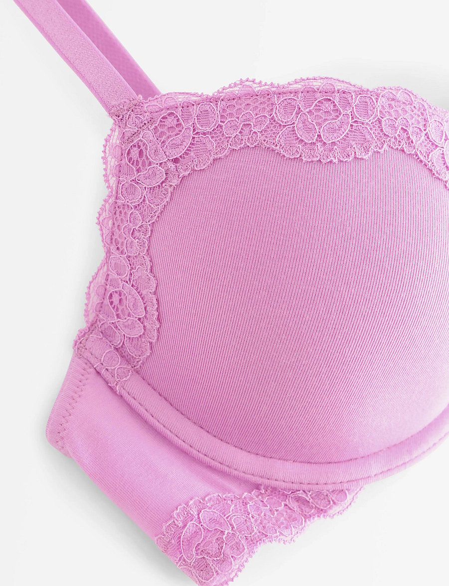Lindex - T-shirt bra - light lilac - 5