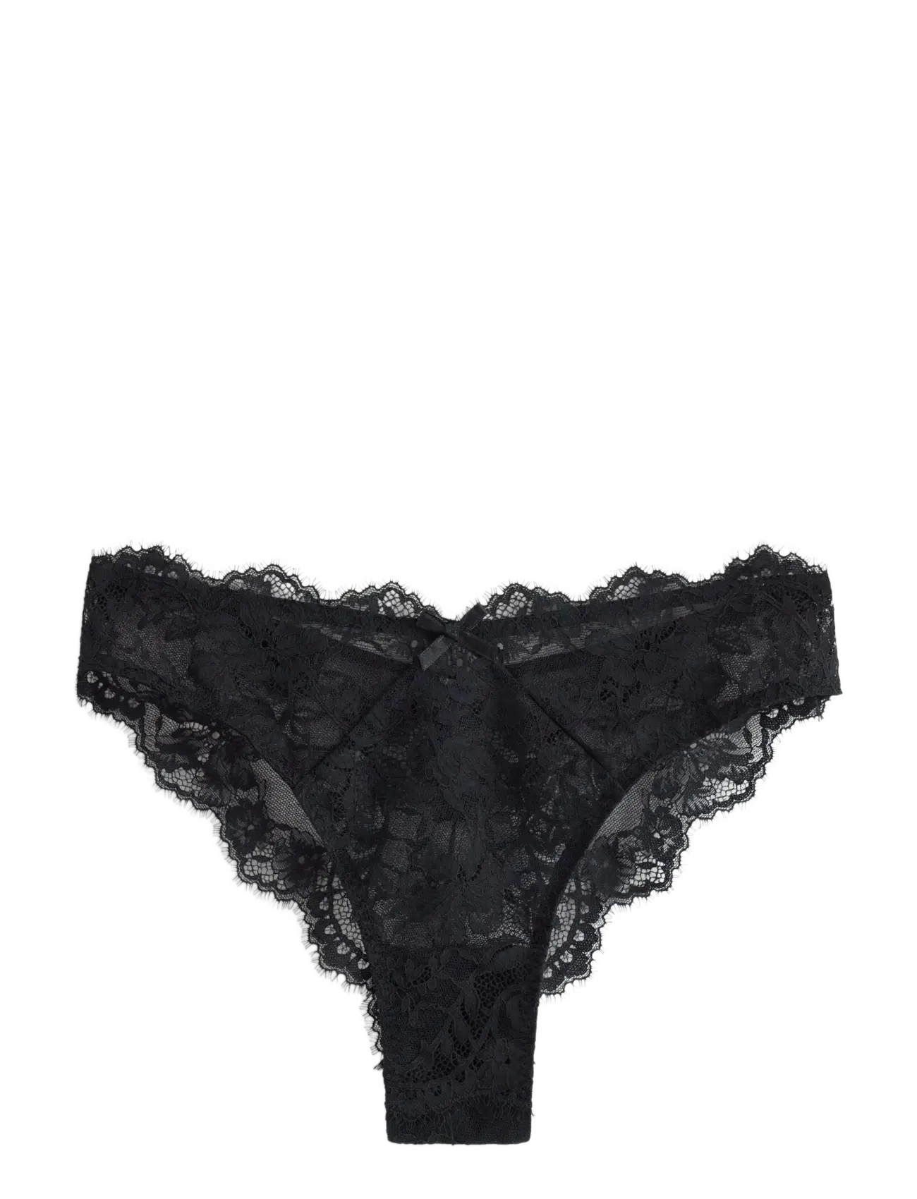 Lindex Brazilian briefs in lace - Modetrender - BLACK / black