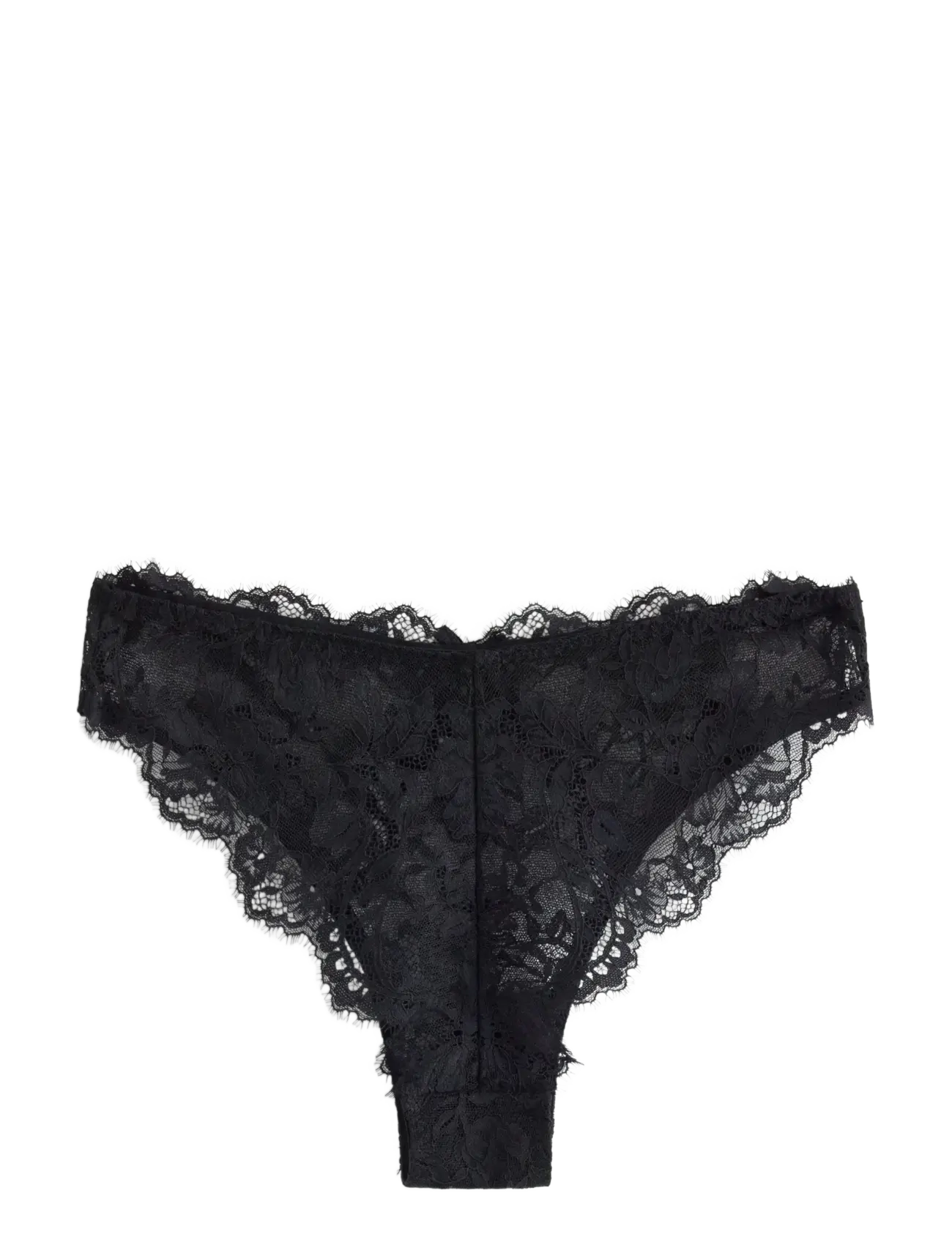 Lindex - Brazilian briefs in lace - brazilian slips - black - 2