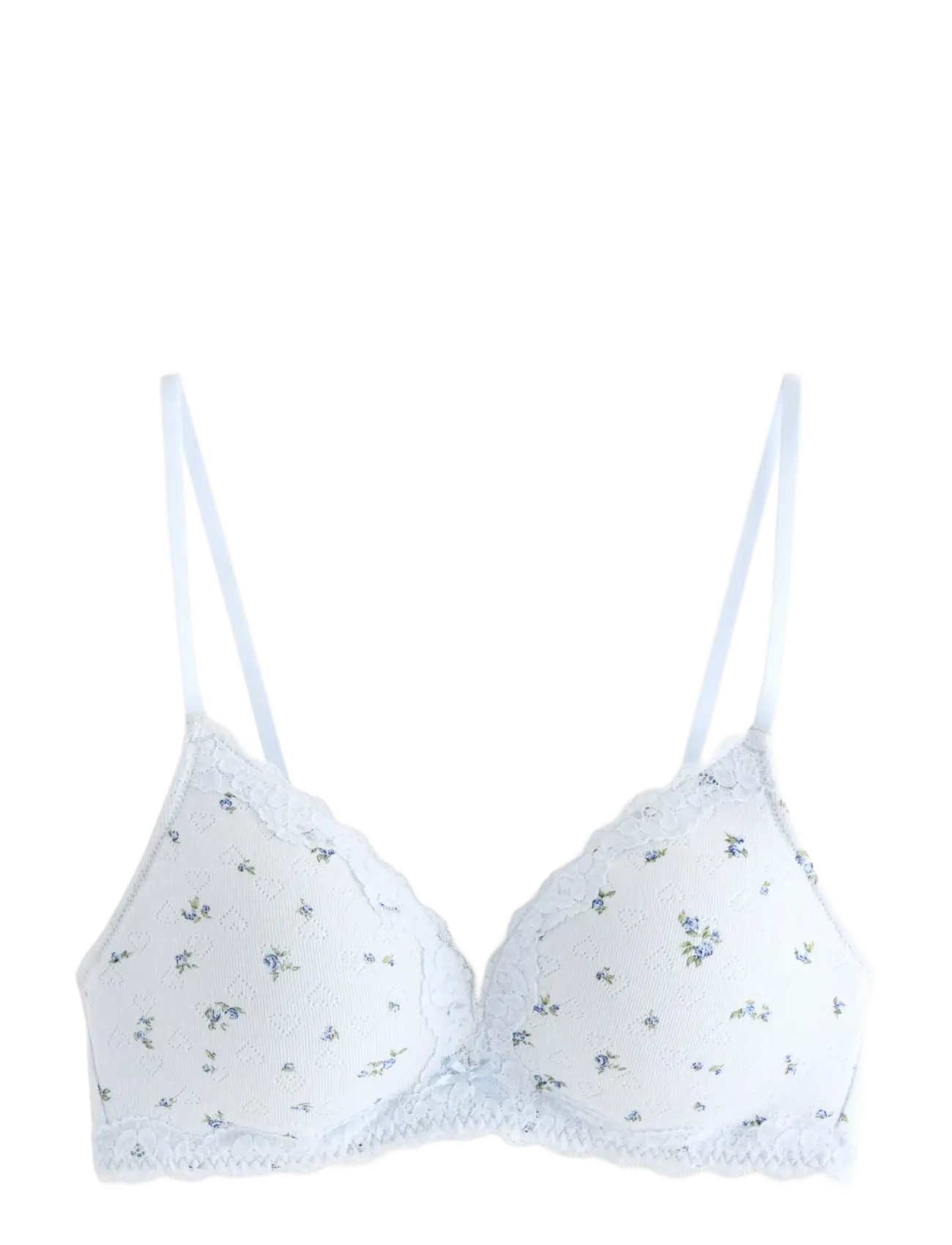 Lindex Soft bra in pointelle - BH:ar - LIGHT BLUE / blue