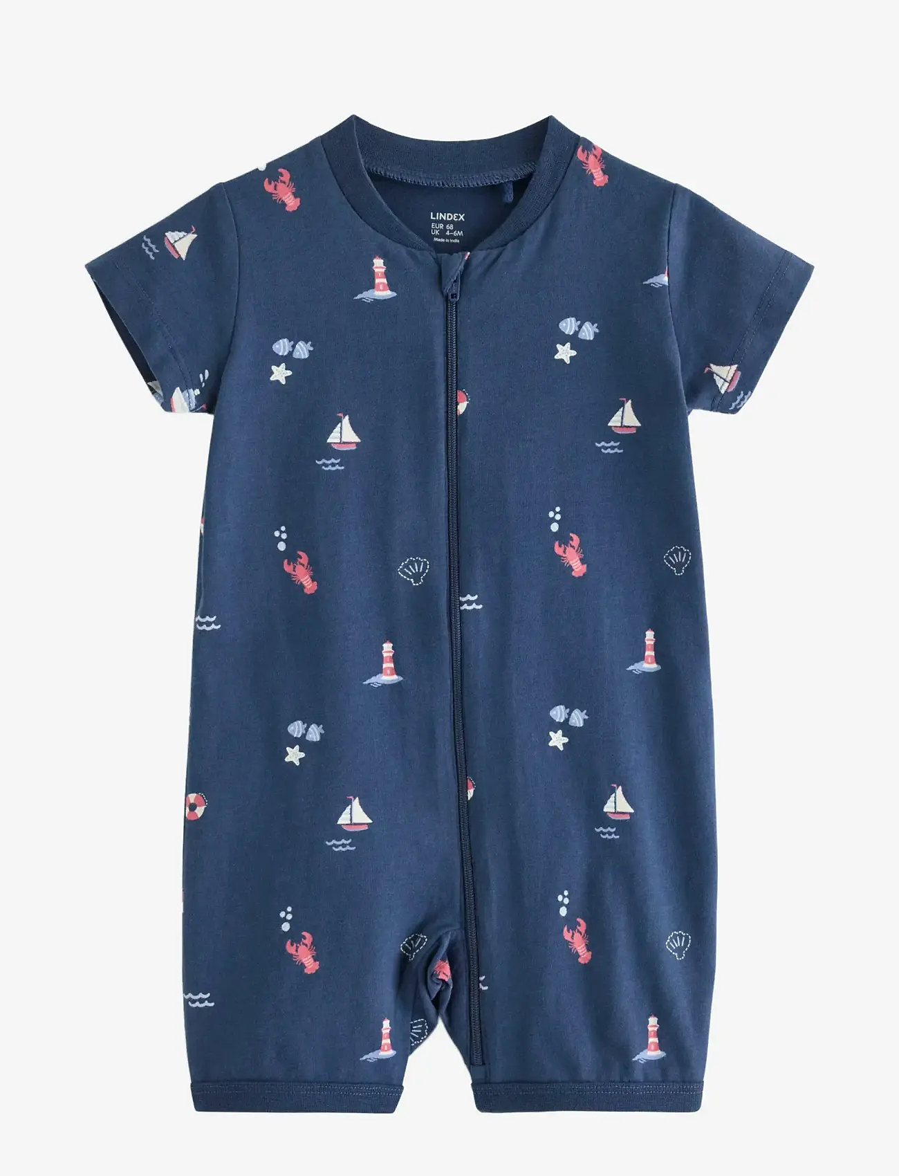 Lindex - Pyjama romper - natdragter - dark blue - 0