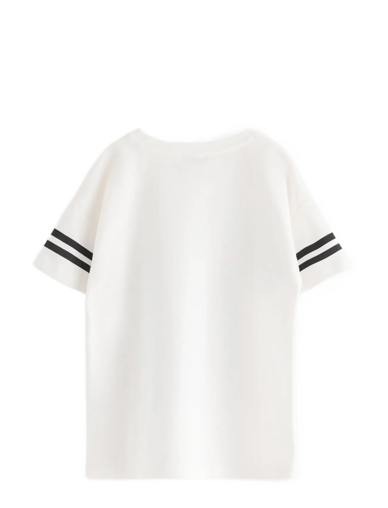 Lindex - T-shirt in cotton - light dusty white - 2