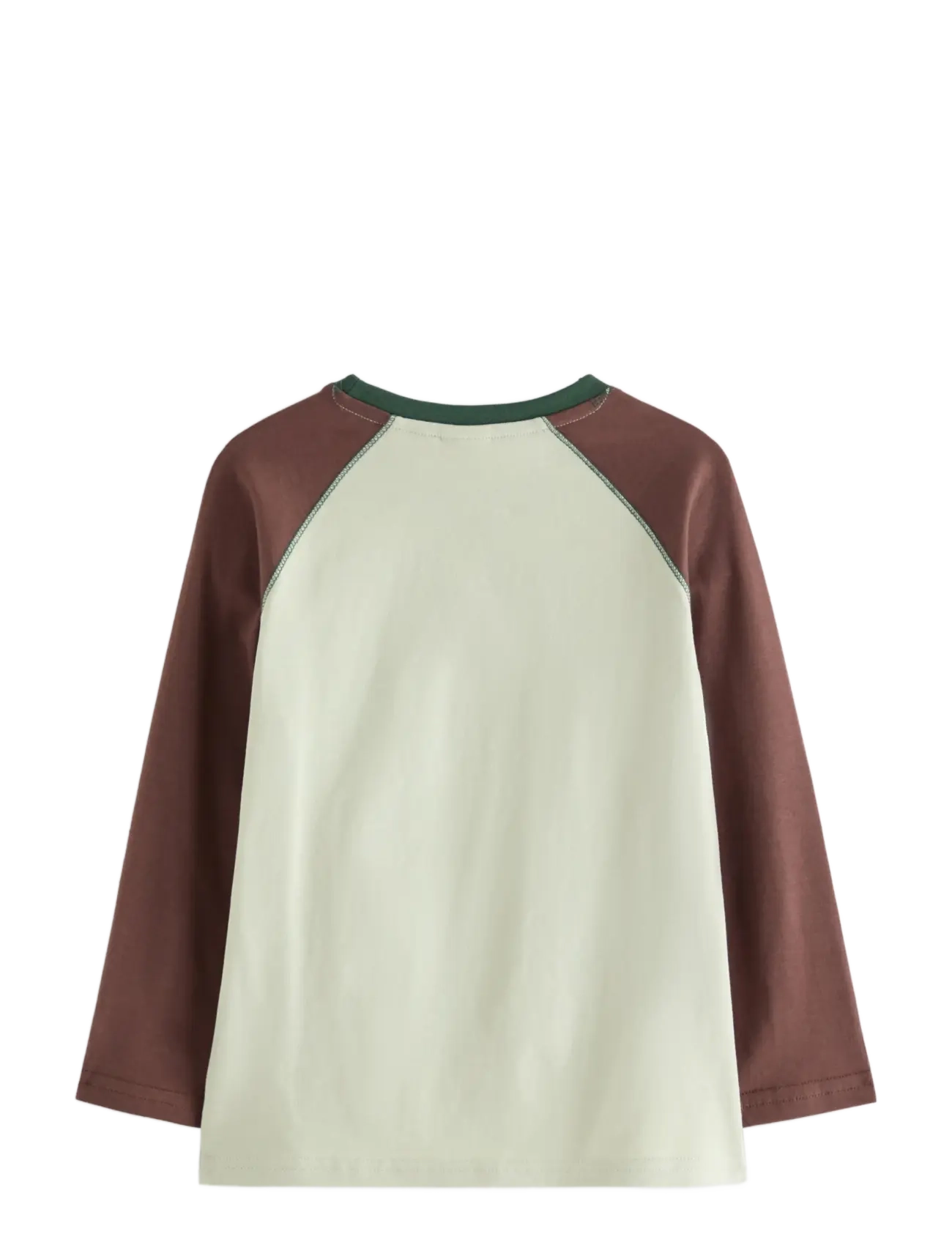 Lindex - Long-sleeved top with reversible sequins motif - dusty green - 2
