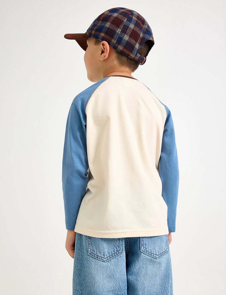 Lindex - Long-sleeved top with reversible sequins motif - langärmelig - light beige - 3