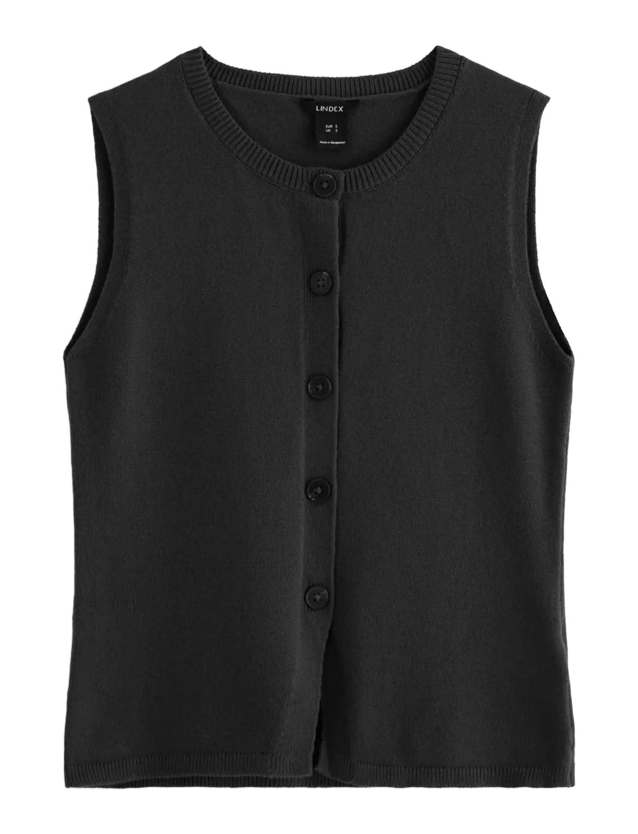 Lindex - Knitted vest - knitted vests - black - 1
