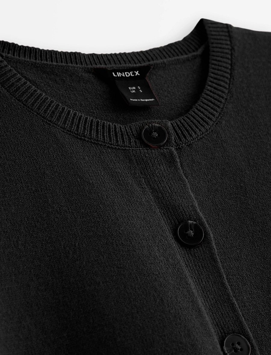Lindex - Knitted vest - kootud vestid - black - 5