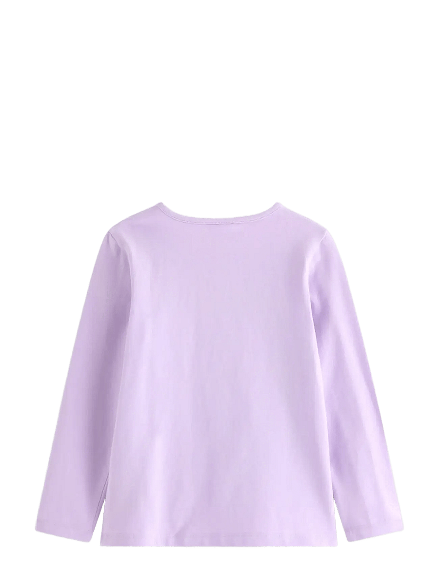 Lindex - Long-sleeved top with reversible sequins - langärmelig - light lilac - 2