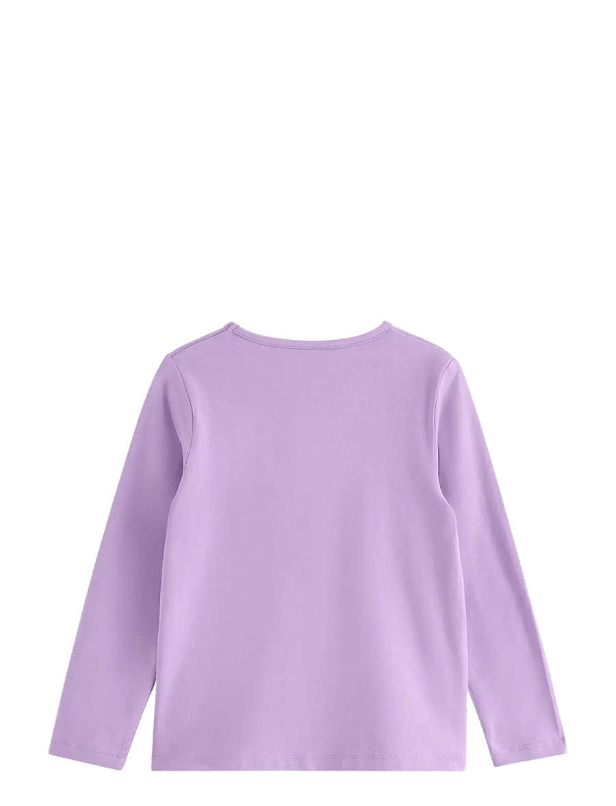Lindex - Long-sleeved top with reversible sequins - langærmede t-shirts - lilac - 2