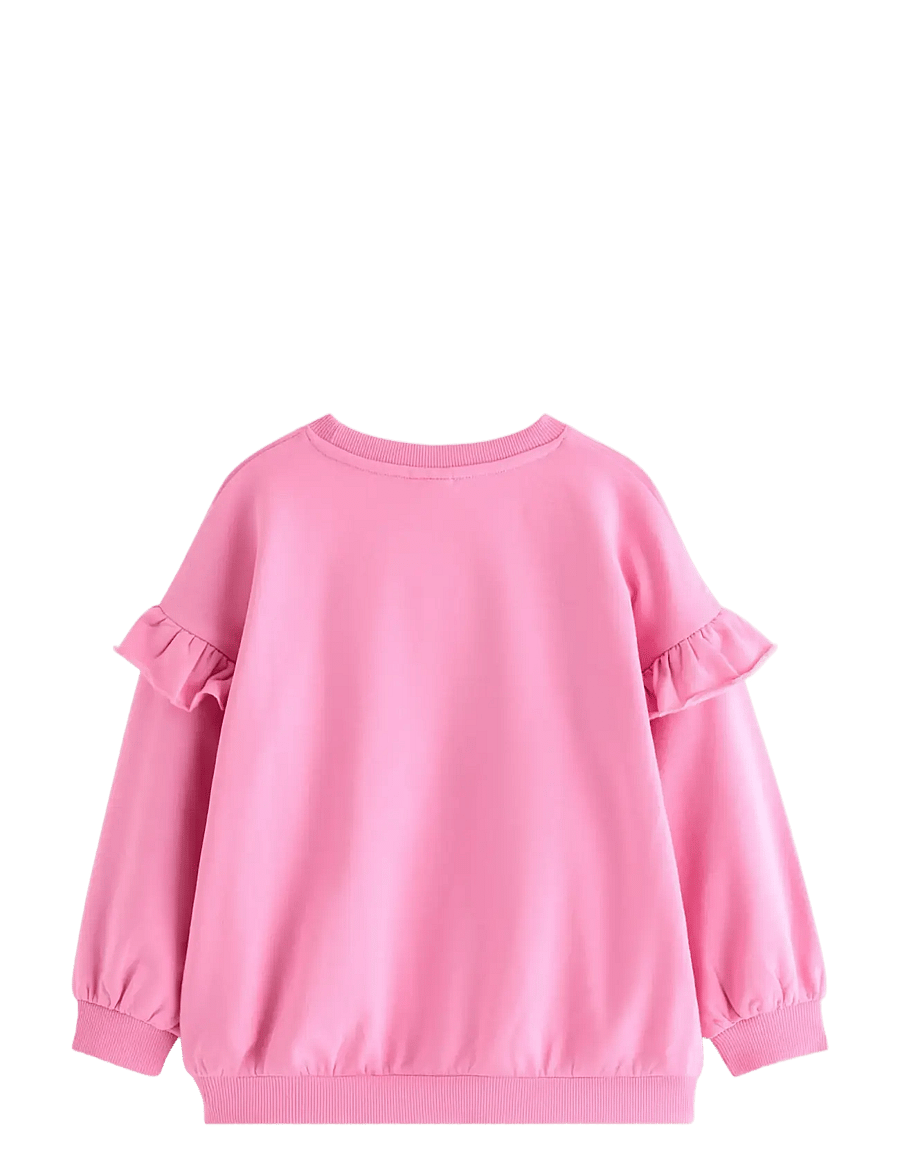 Lindex - Sweatshirt with unicorn and brushed inside - sweatshirts - pink - 2